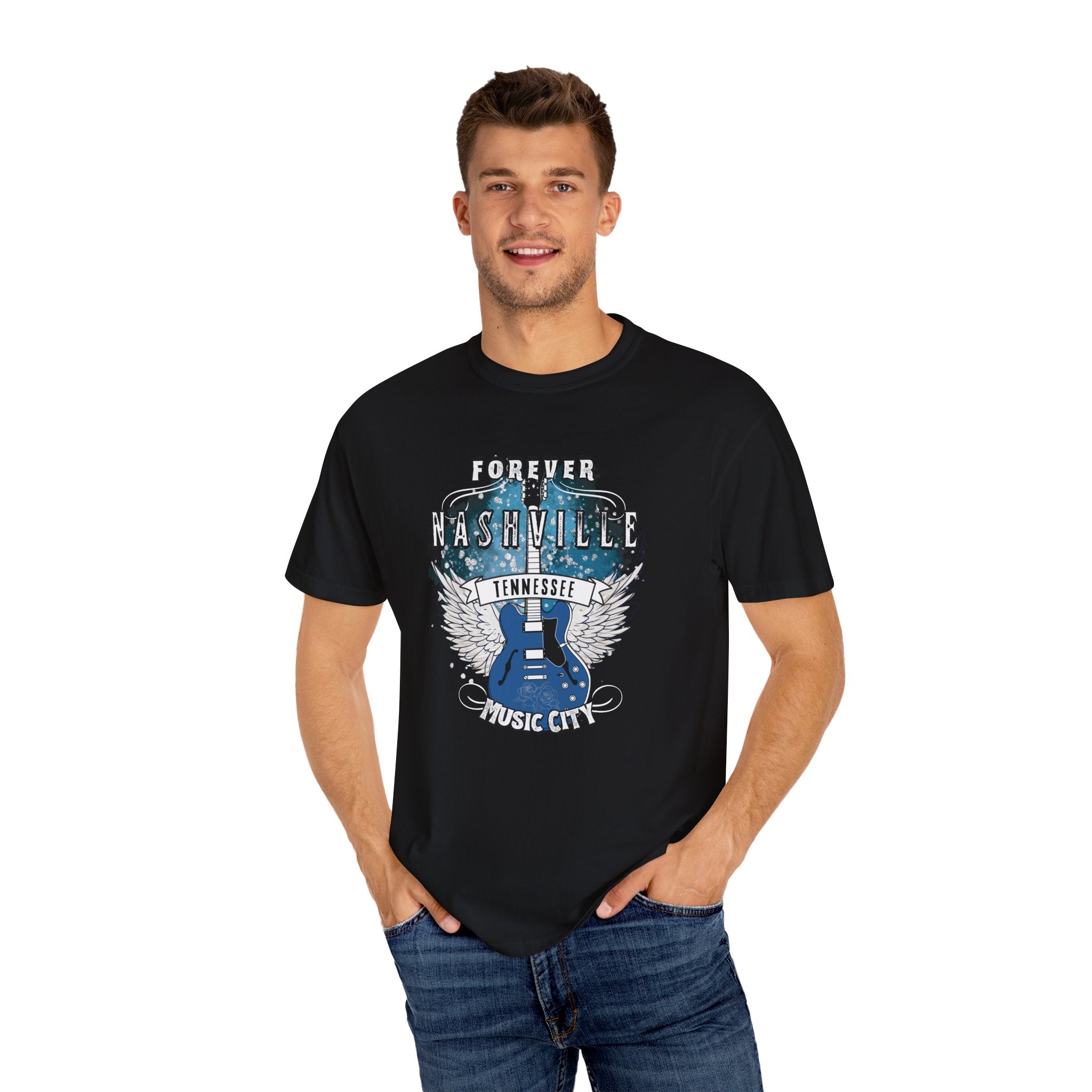 Forever Nashville Garment-Dyed Comfort Colors T-shirt - S-4XL