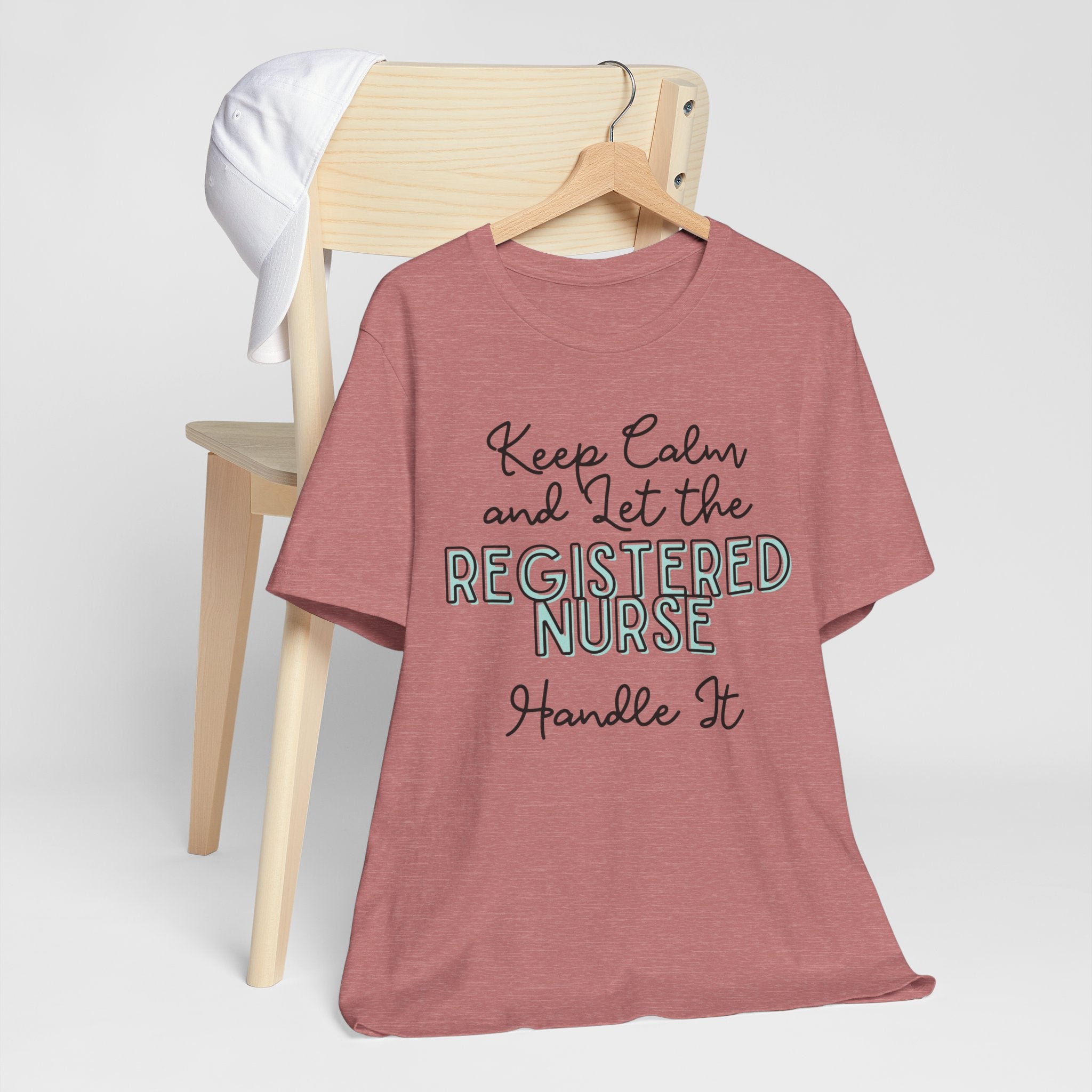 Keep Calm and let the Registered Nurse handle It - Jersey Short Sleeve Tee
