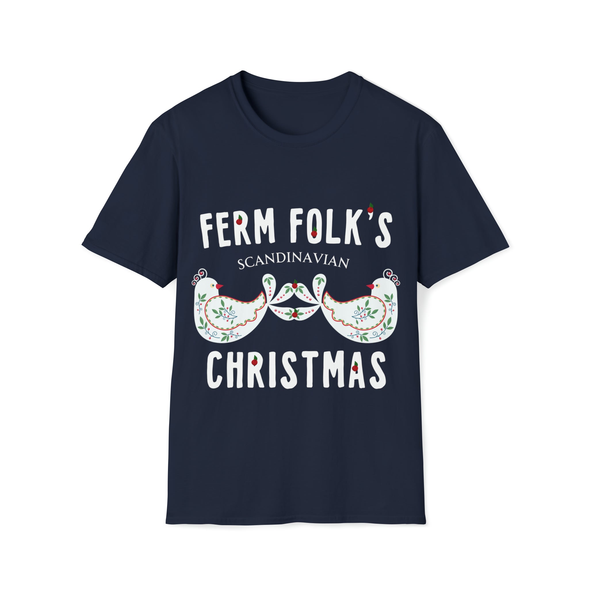Scandi Ferm Christmas Unisex Softstyle T-Shirt