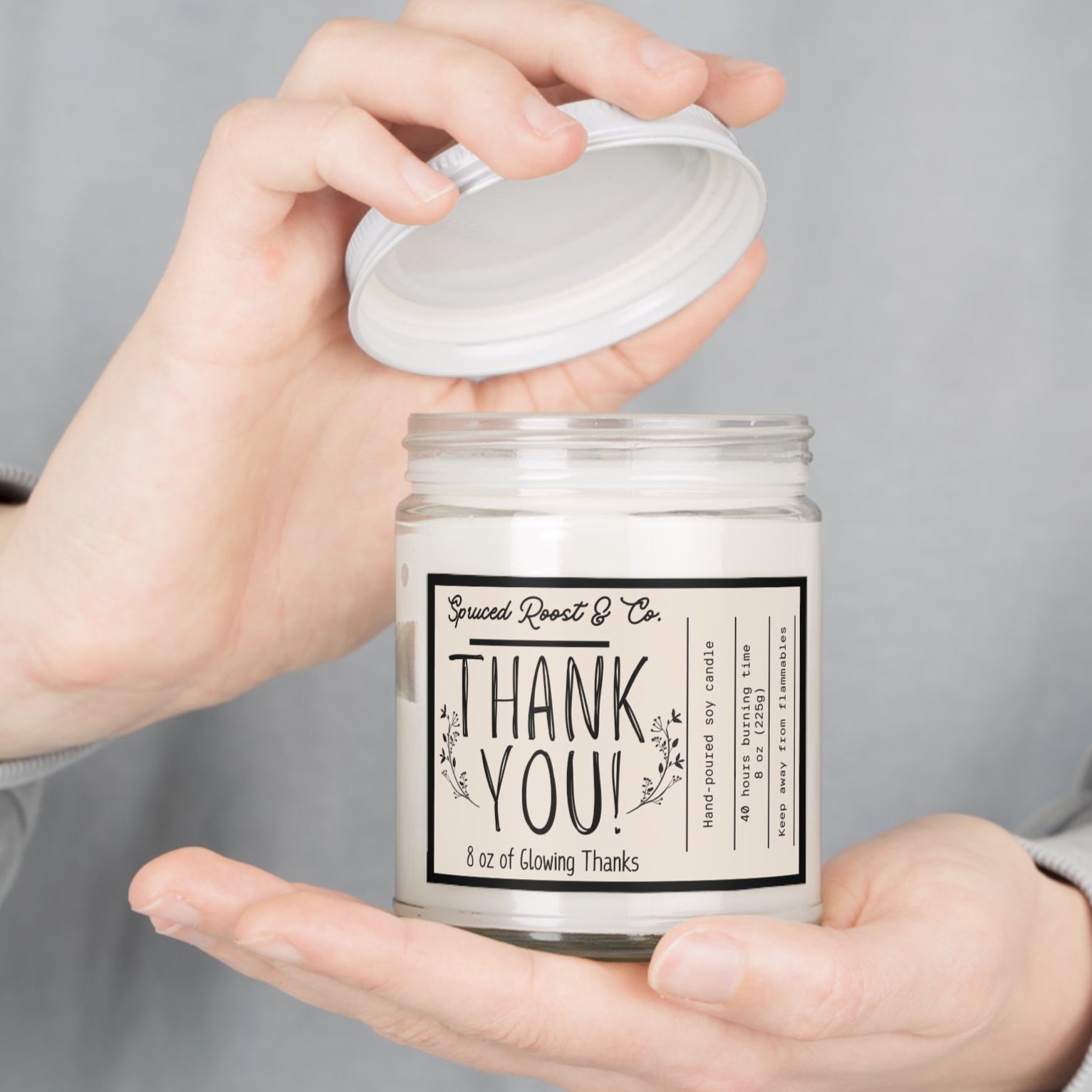 Thank You Scented Candles, 9oz