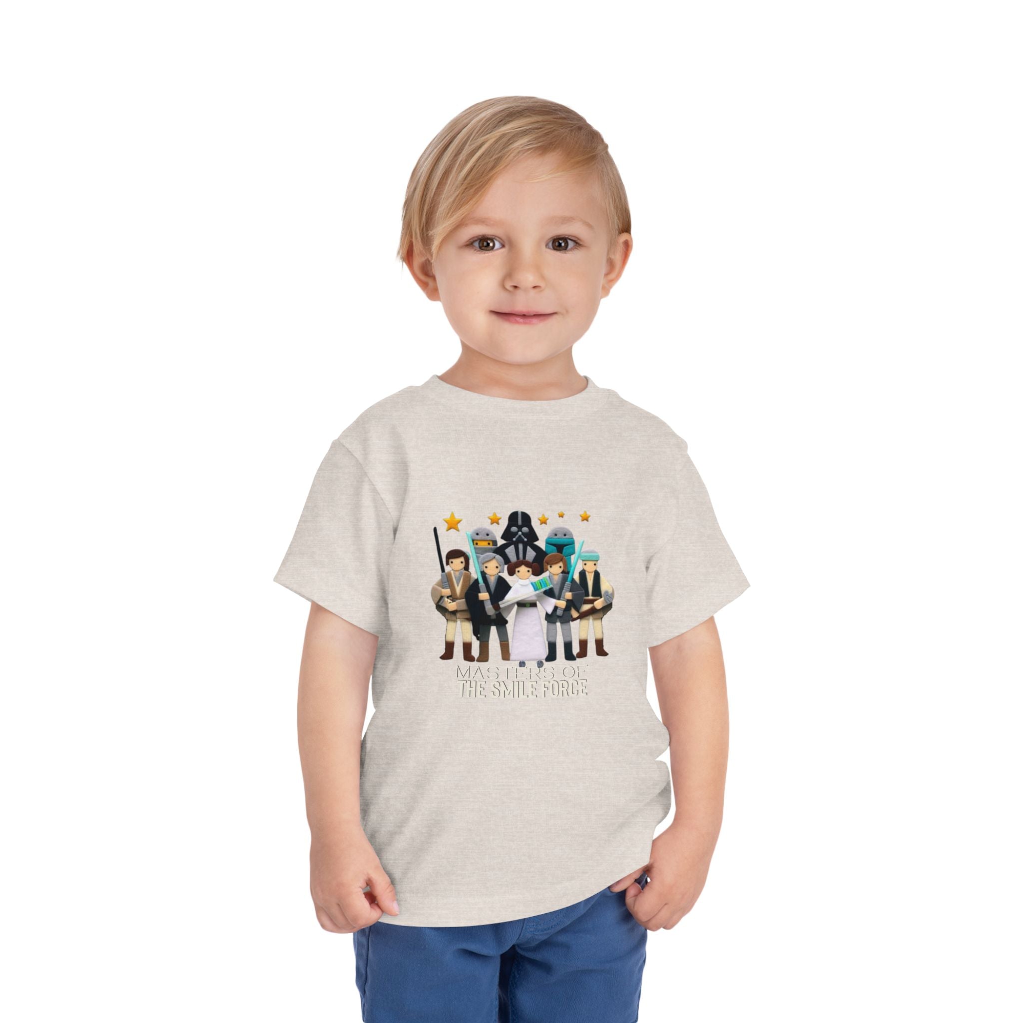 Star Warz Smile Force - Bella & Canva T-shirt - 2T, 3T, 4T, 5T
