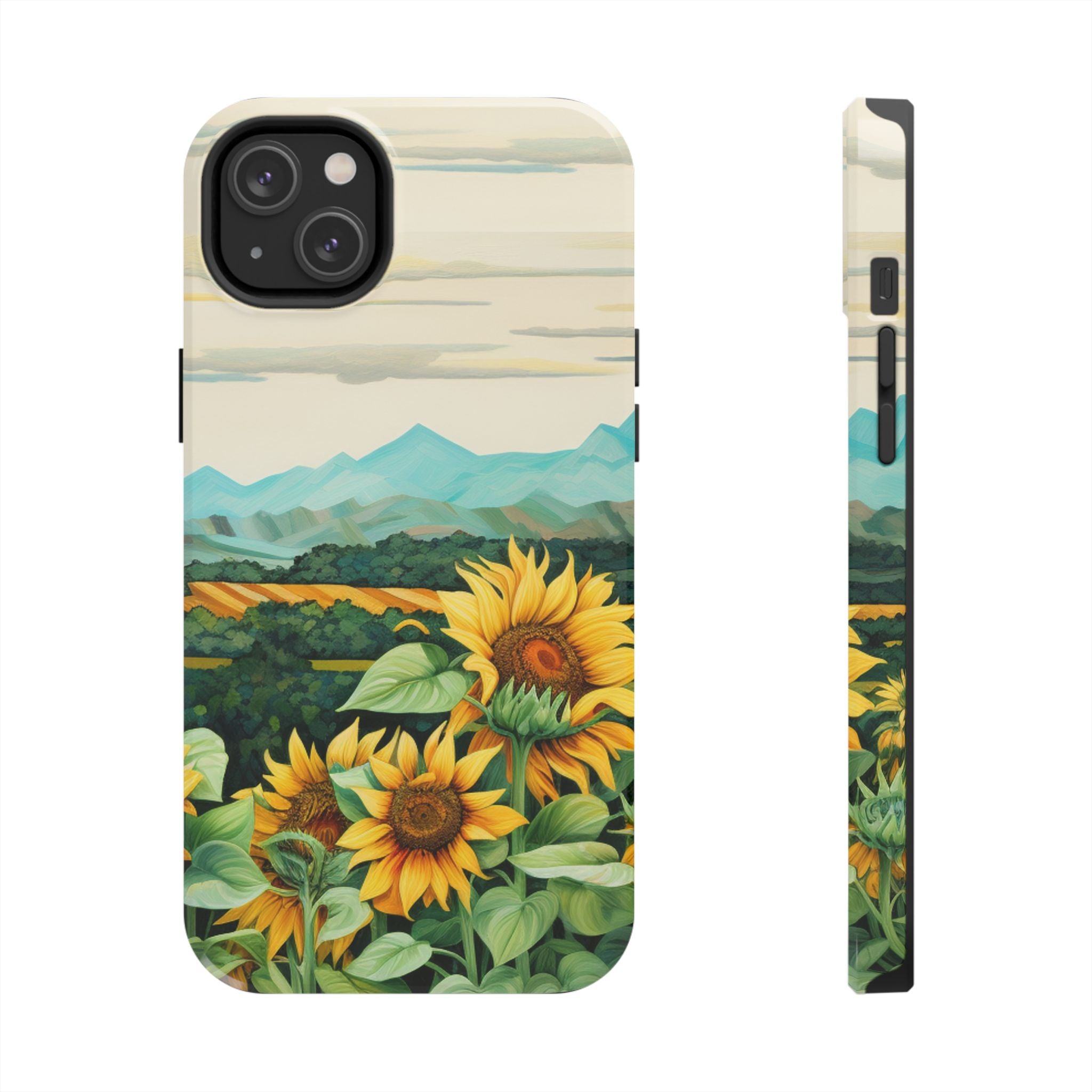 Mountain View Sunflowers  - Tough Case for iPhone 14, 15, 16