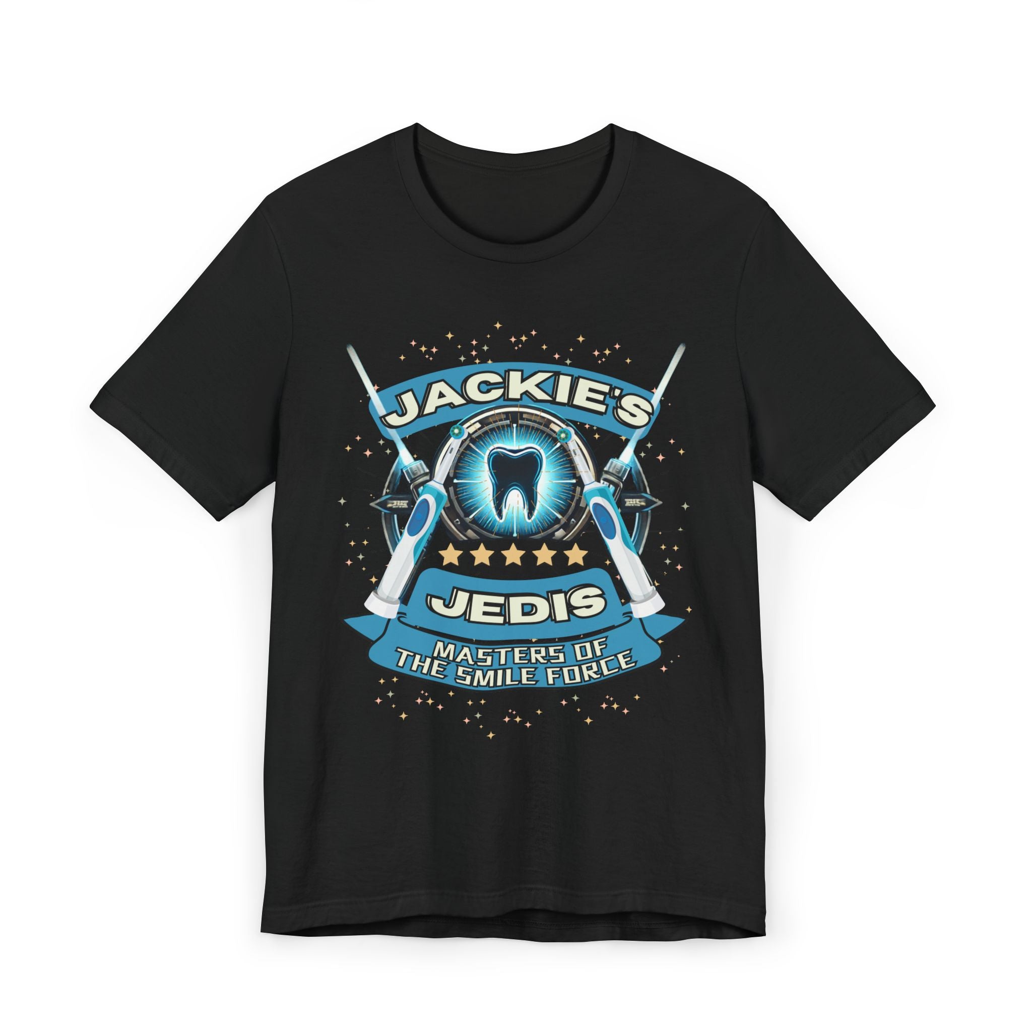 Jackie's Jedis - Unisex Jersey T-Shirt - Masters of the Smile Force