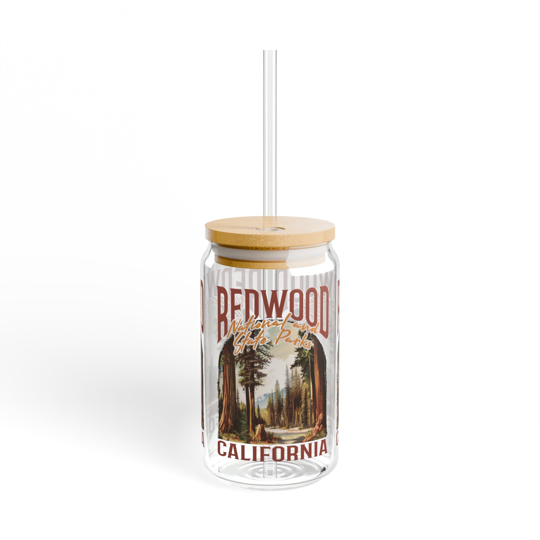 Redwood California - Sipper Glass, 16oz