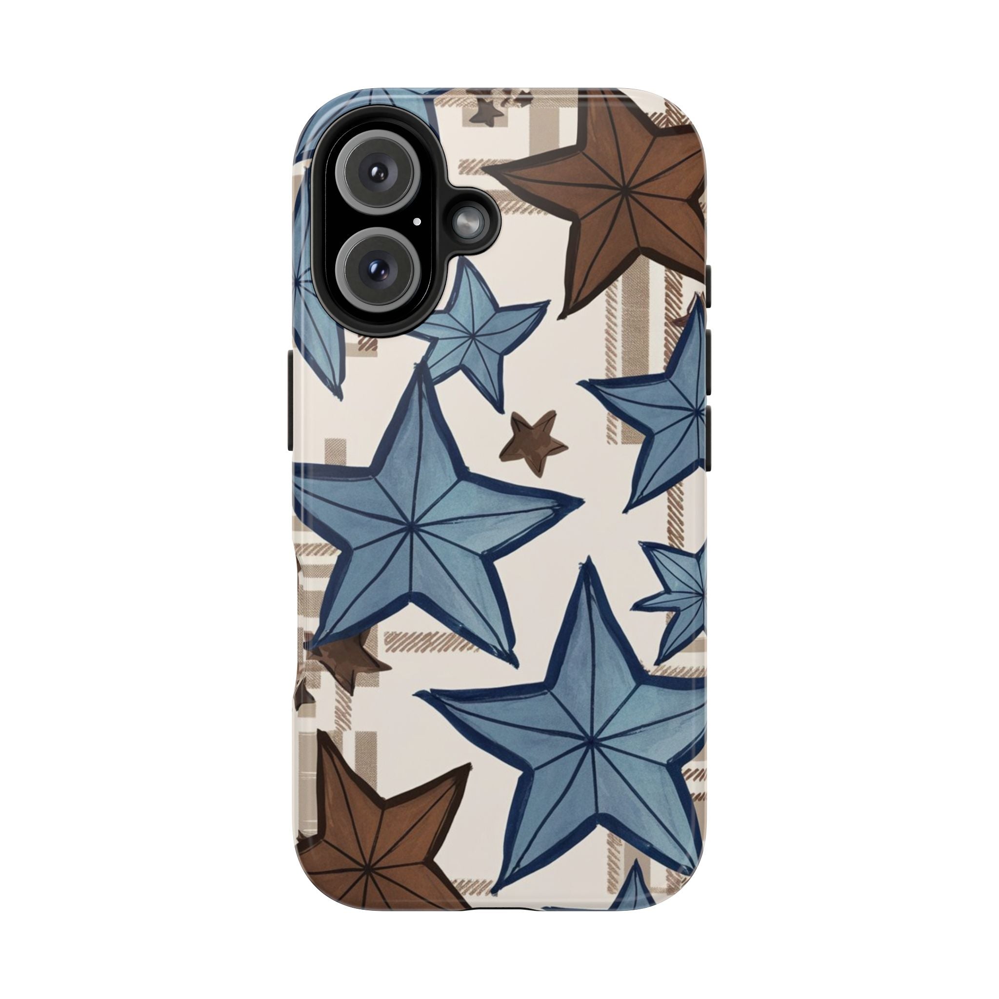 Plaid Stars - Tough Case for iPhone 14, 15, 16 - Spruced Roost