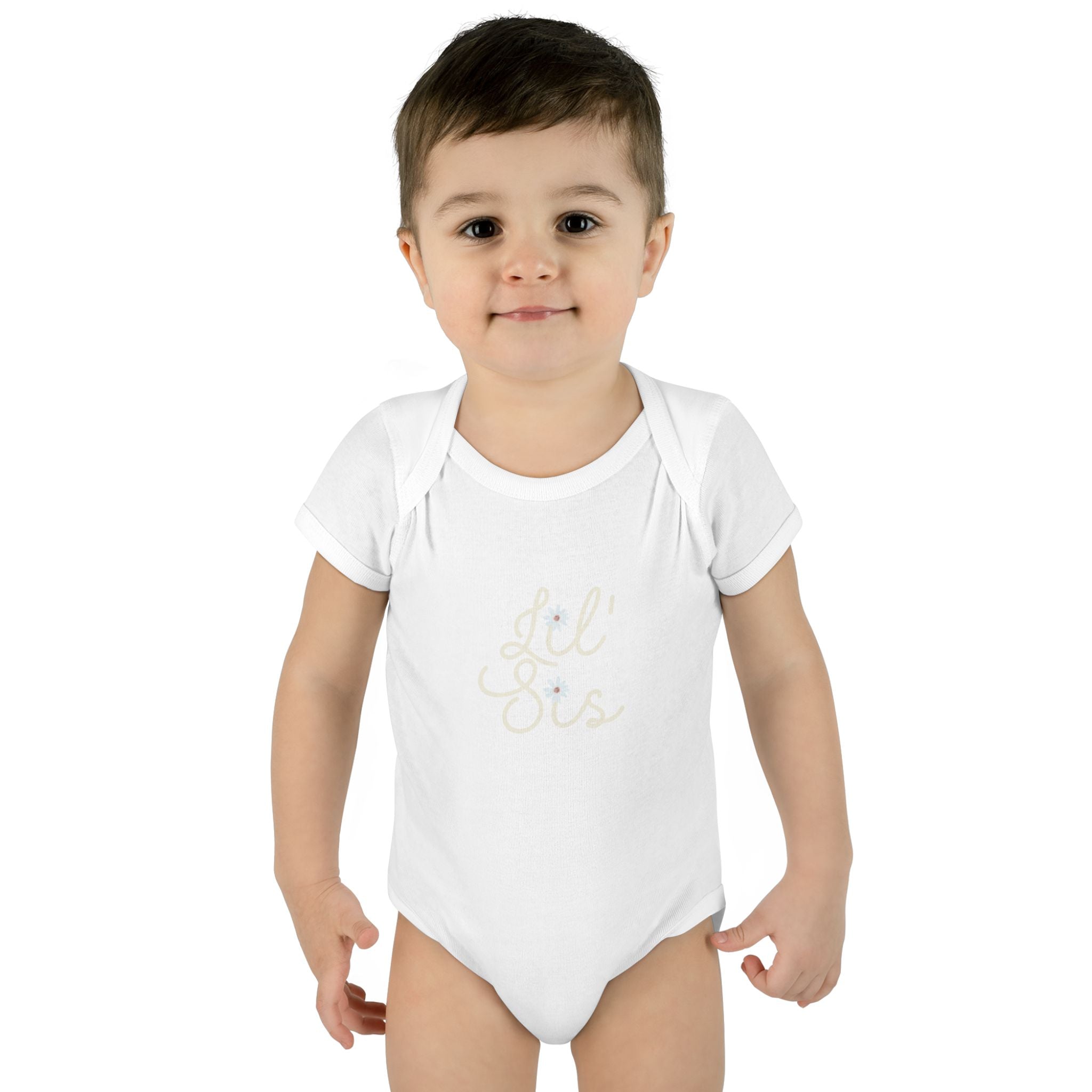 Lil' Sis Infant Baby Bodysuit - Cute Baby Clothes for Newborns