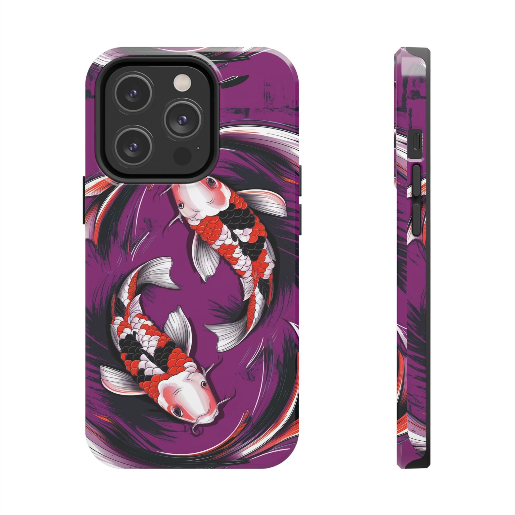 Koi's Pond Circles - Tough Case for iPhone 14, 15, 16 - Spruced Roost