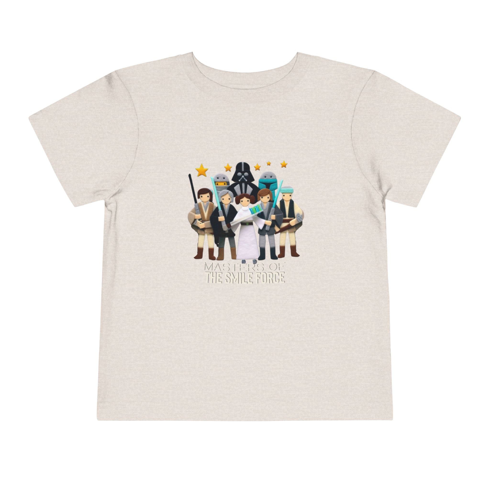 Star Warz Smile Force - Bella & Canva T-shirt - 2T, 3T, 4T, 5T