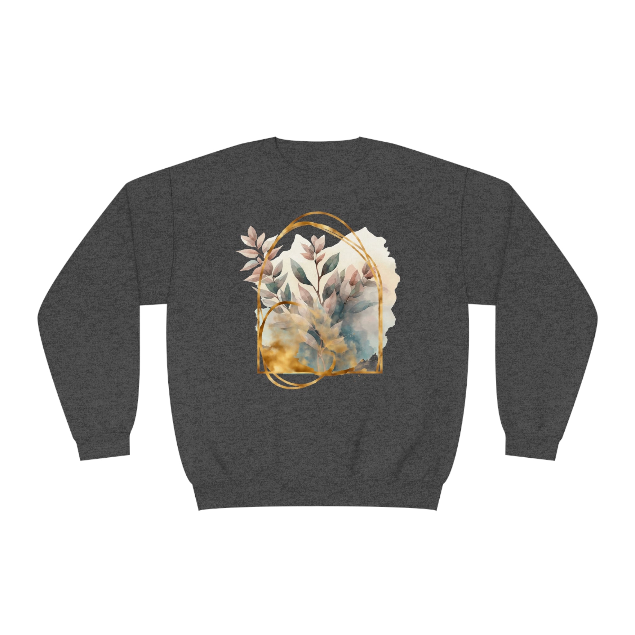 Flora Foliage Unisex NuBlend® Crewneck Sweatshirt - Spruced Roost