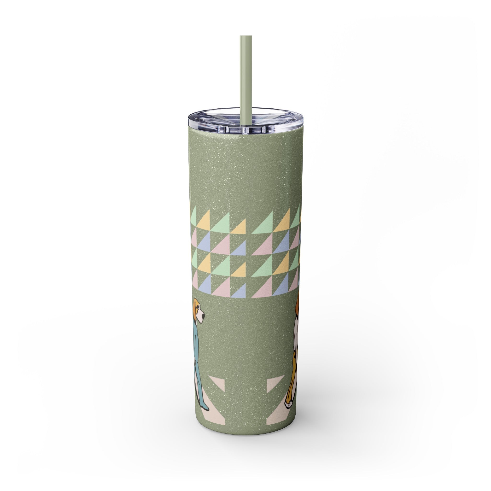 The Beagles - Skinny Tumbler with Straw, 20oz