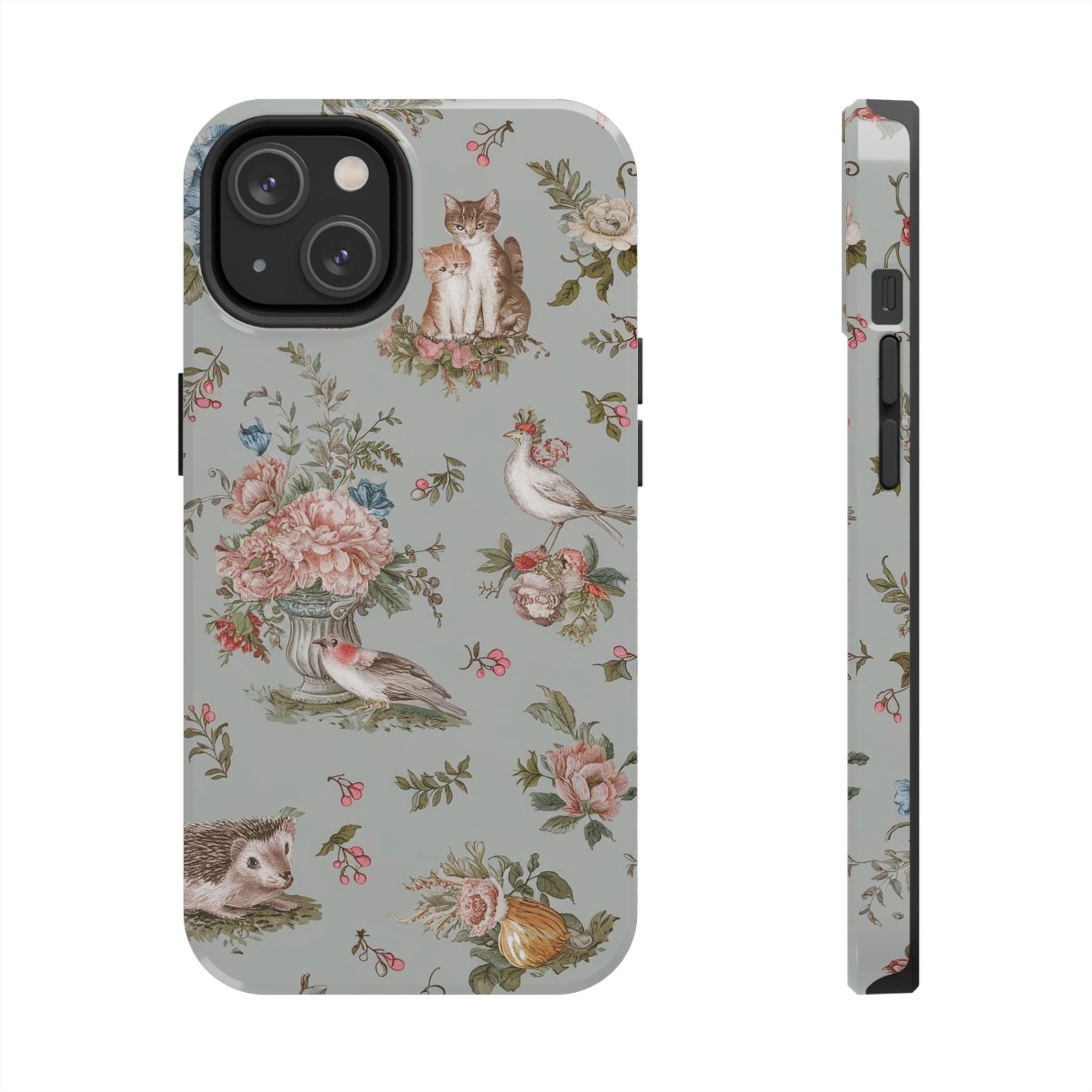 Tiptoe through the Cats - Tough Case for iPhone 14, 15, 16 - Spruced Roost
