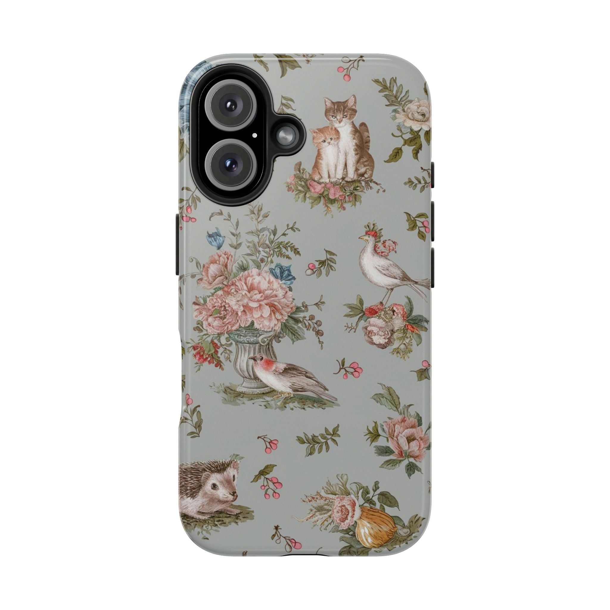 Tiptoe through the Cats - Tough Case for iPhone 14, 15, 16 - Spruced Roost