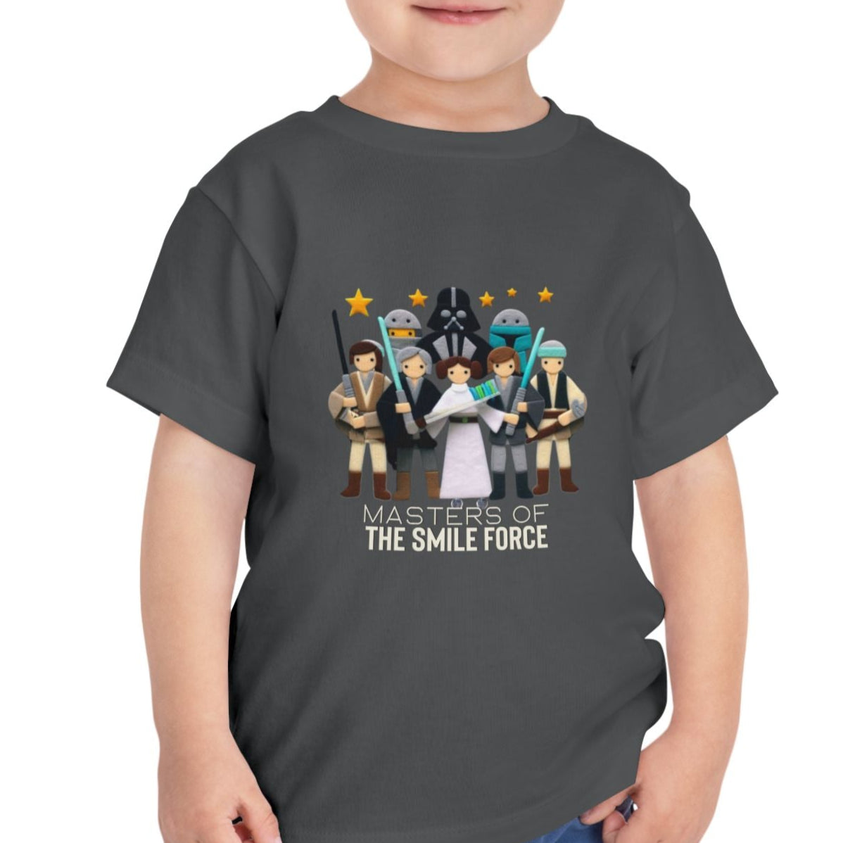 Star Warz Smile Force - Bella & Canva T-shirt - 2T, 3T, 4T, 5T
