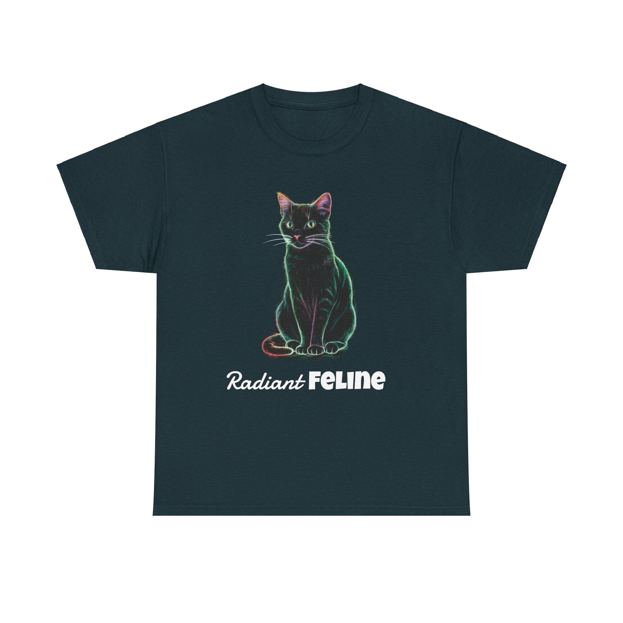 Radiant Feline - Unisex Heavy Cotton Tee