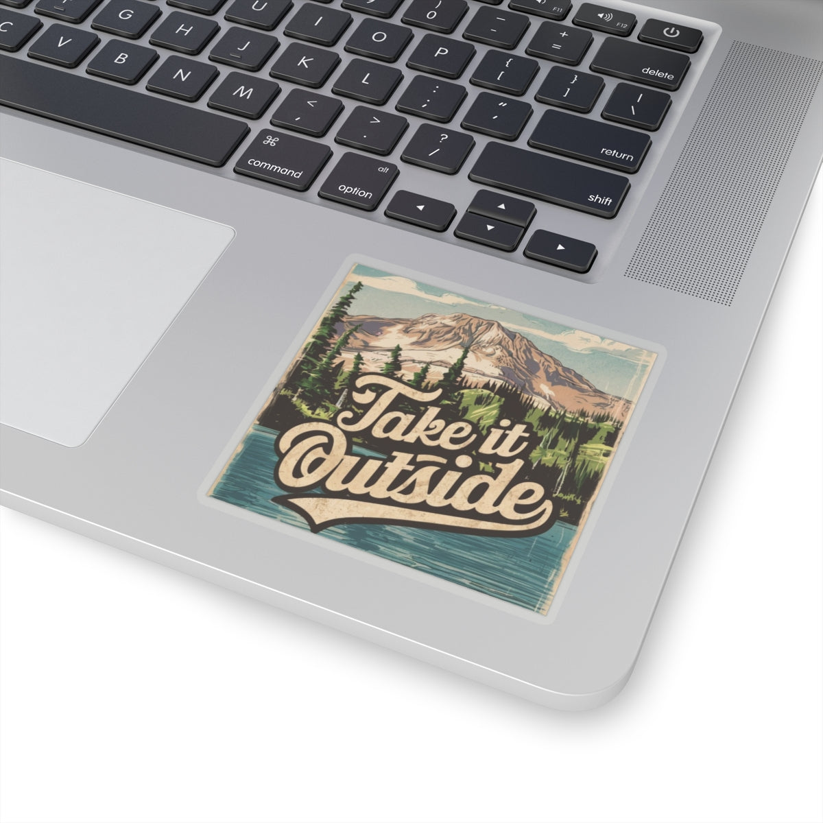 Take it Outside Mountain Lake - Kiss-Cut Stickers