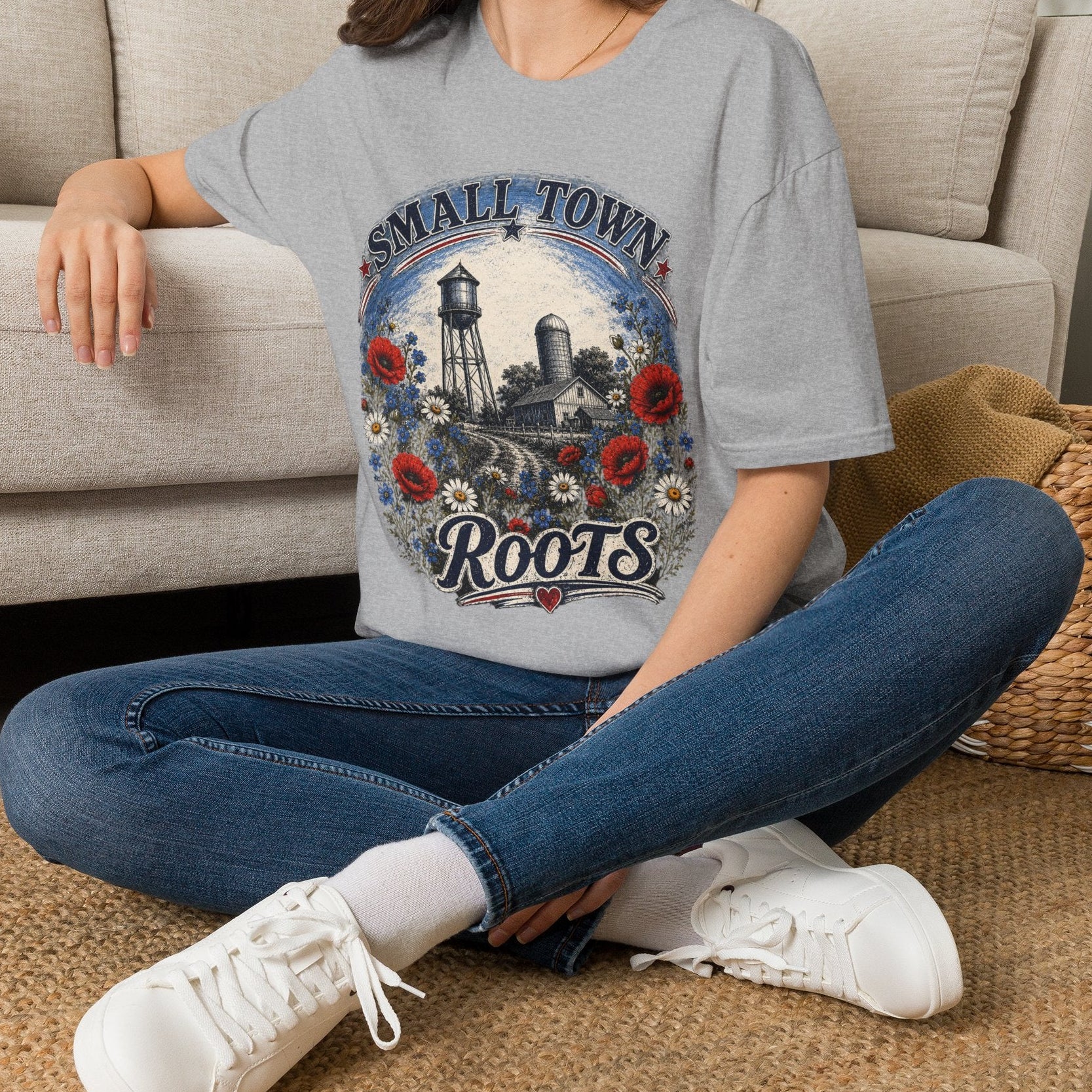 Country Small Town Roots - Women's T-shirt