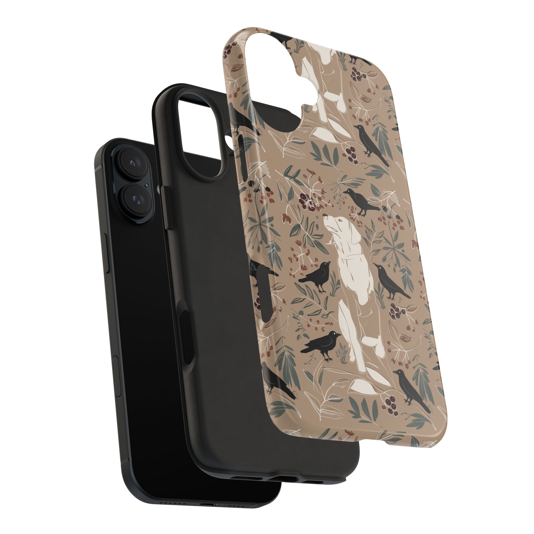 Nature's Dog Walk - Tough Case for iPhone 14, 15, 16 - Spruced Roost