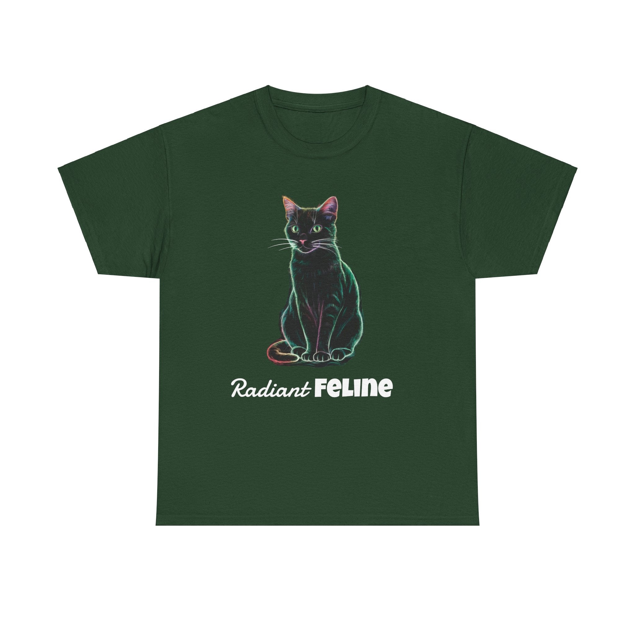 Radiant Feline - Unisex Heavy Cotton Tee