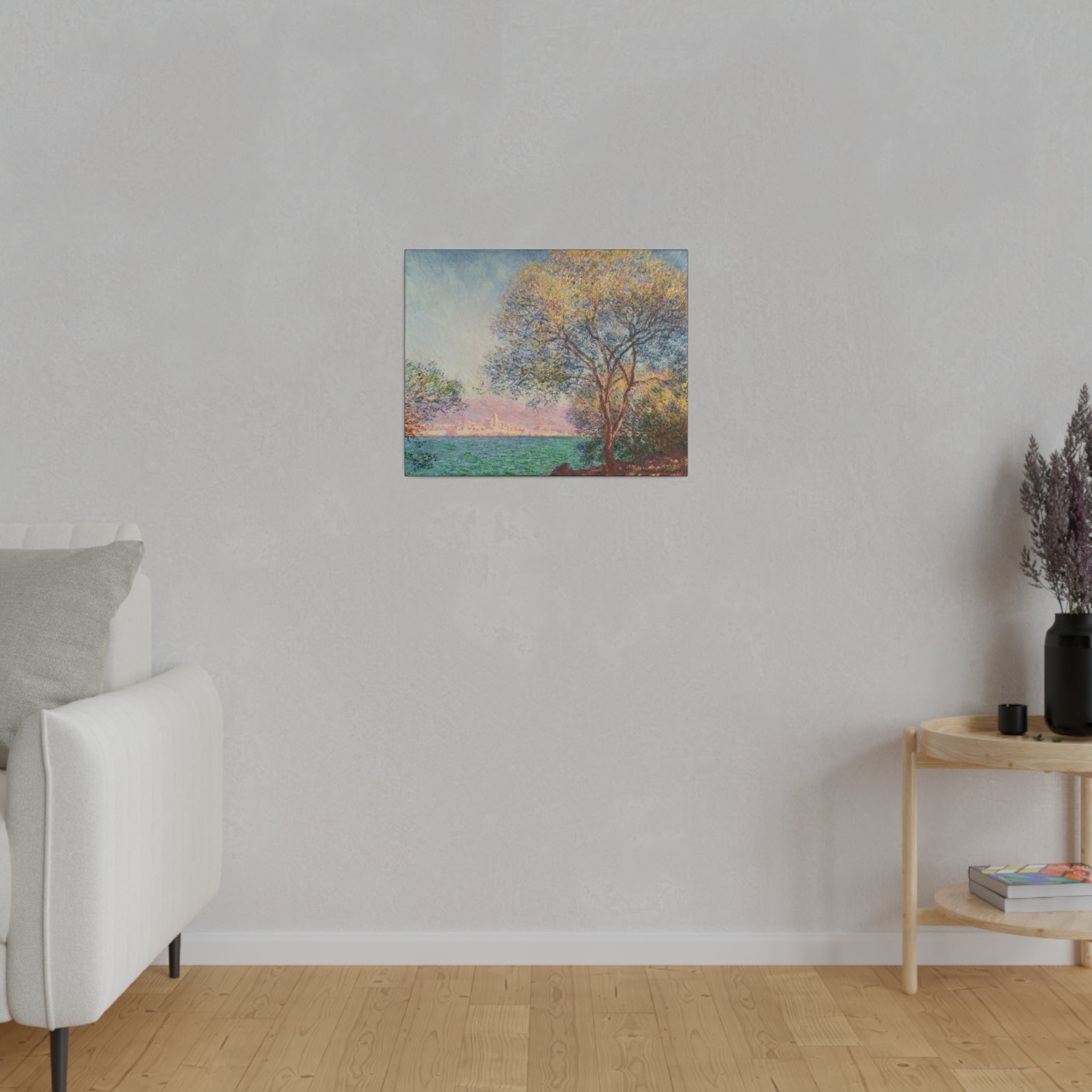 Antibes in the Morning - Claude Monet - Matte Canvas, Stretched, 0.75"