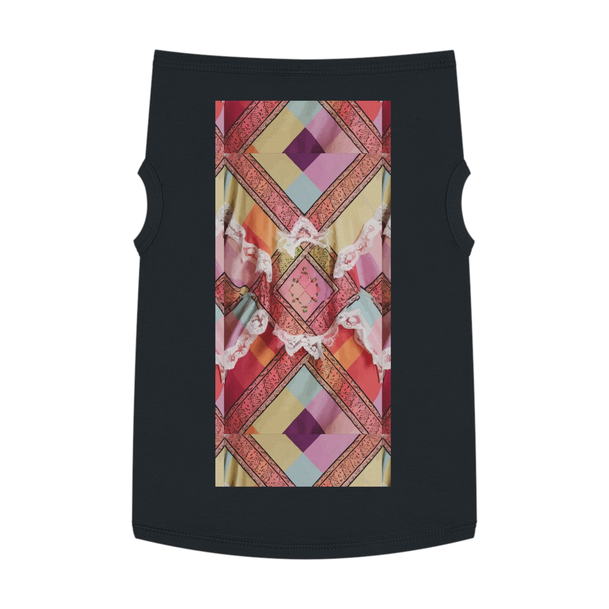 Madras Lace Pet Shirt