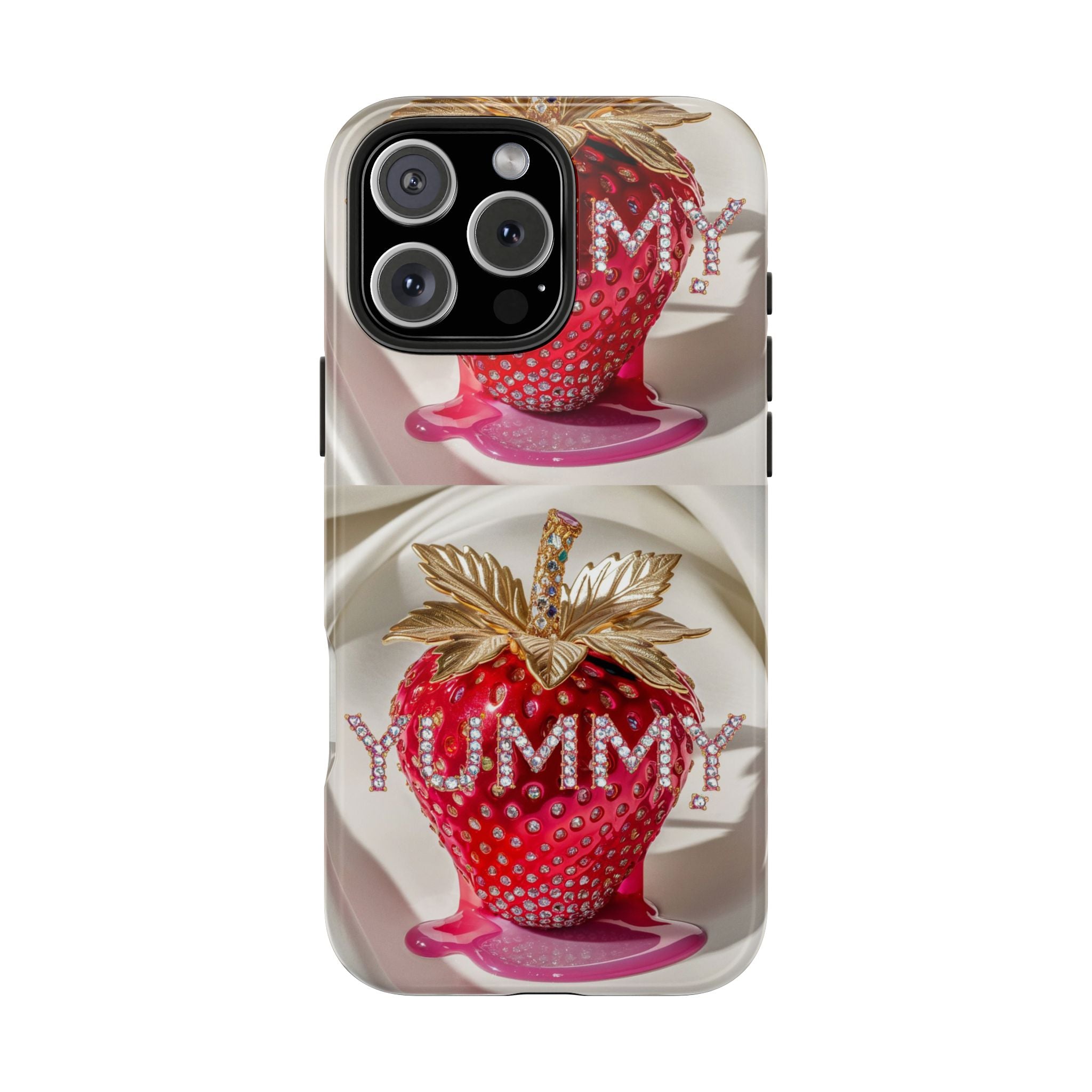 Strawberry Yummy - Tough Case for iPhone 14, 15, 16 - Spruced Roost