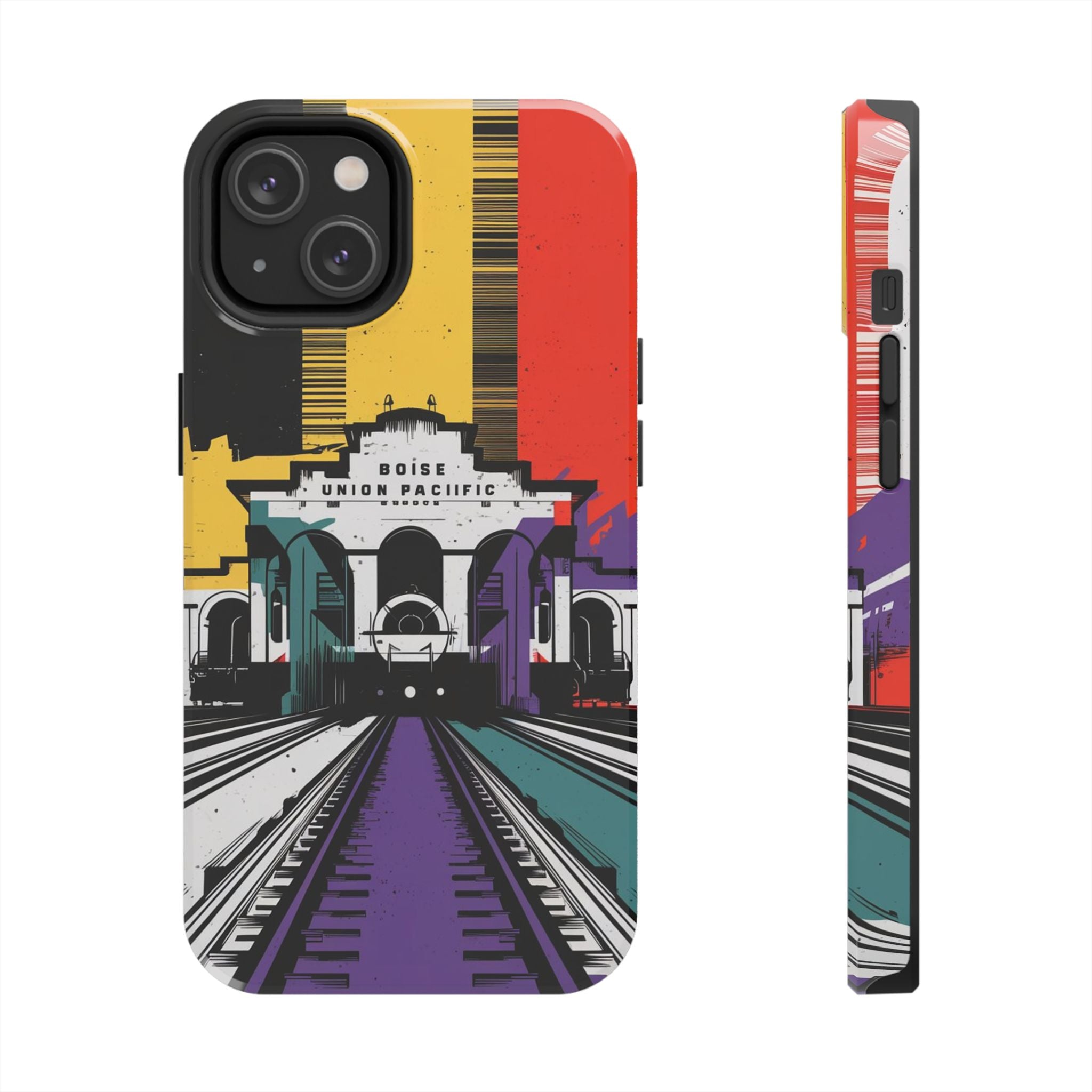 Boise Idaho Union Pacific Depot - Tough Case for iPhone 14, 15, 16 - Spruced Roost