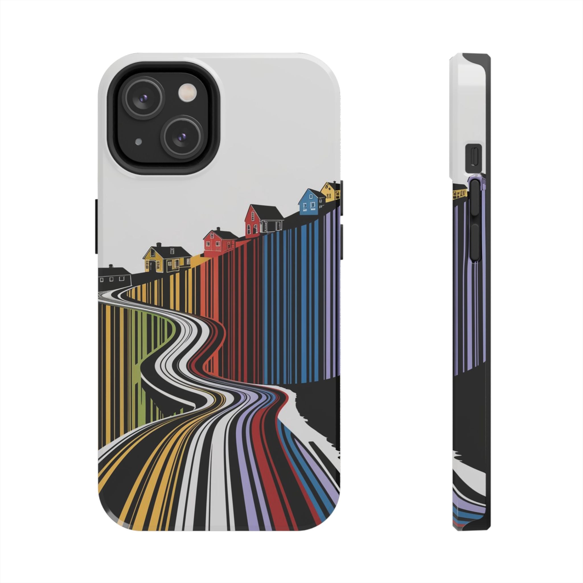 Modern Suburbs - Tough Case for iPhone 14, 15, 16 - Spruced Roost
