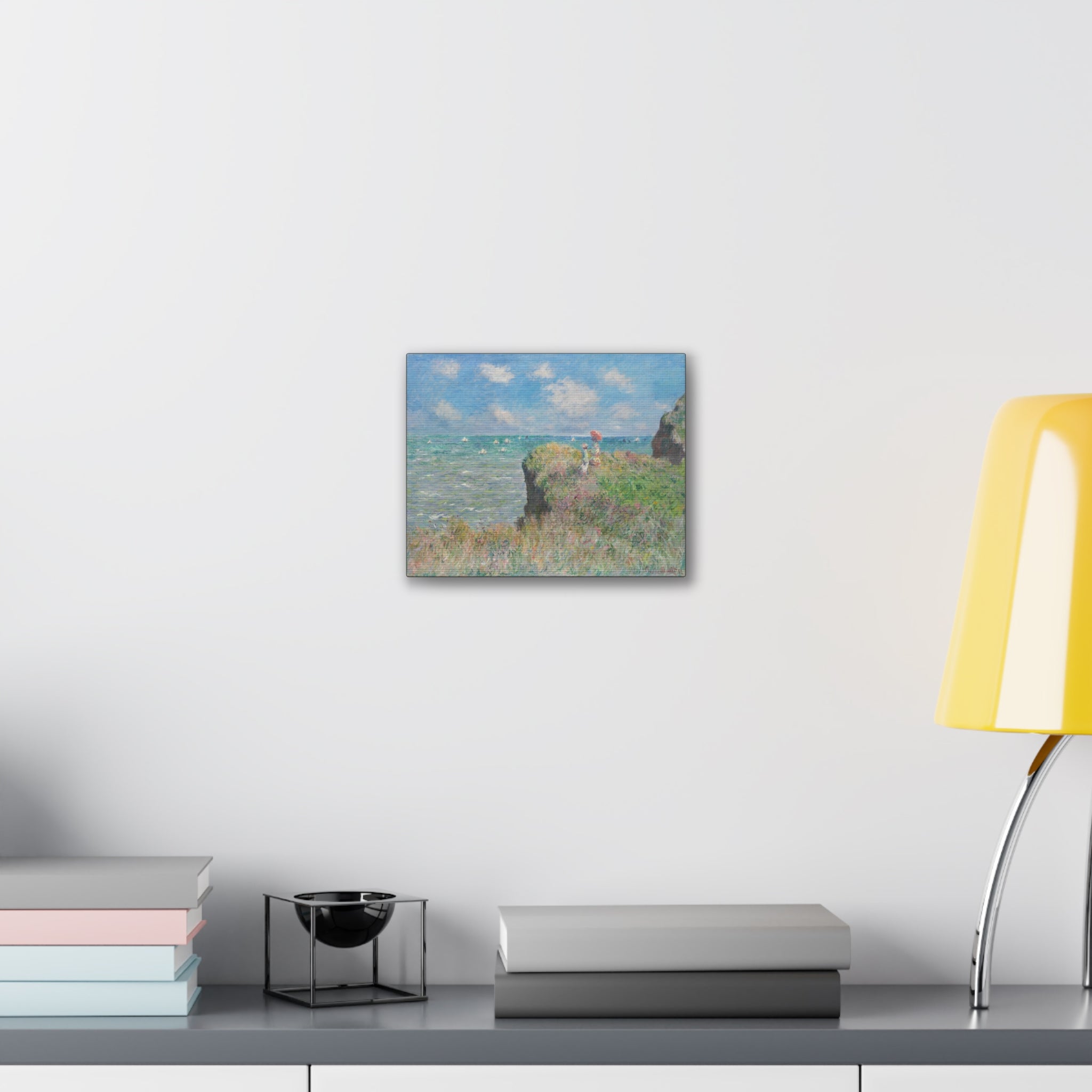 Cliff Walk at Pourville - Claude Monet Canvas Stretched, 0.75" - Spruced Roost