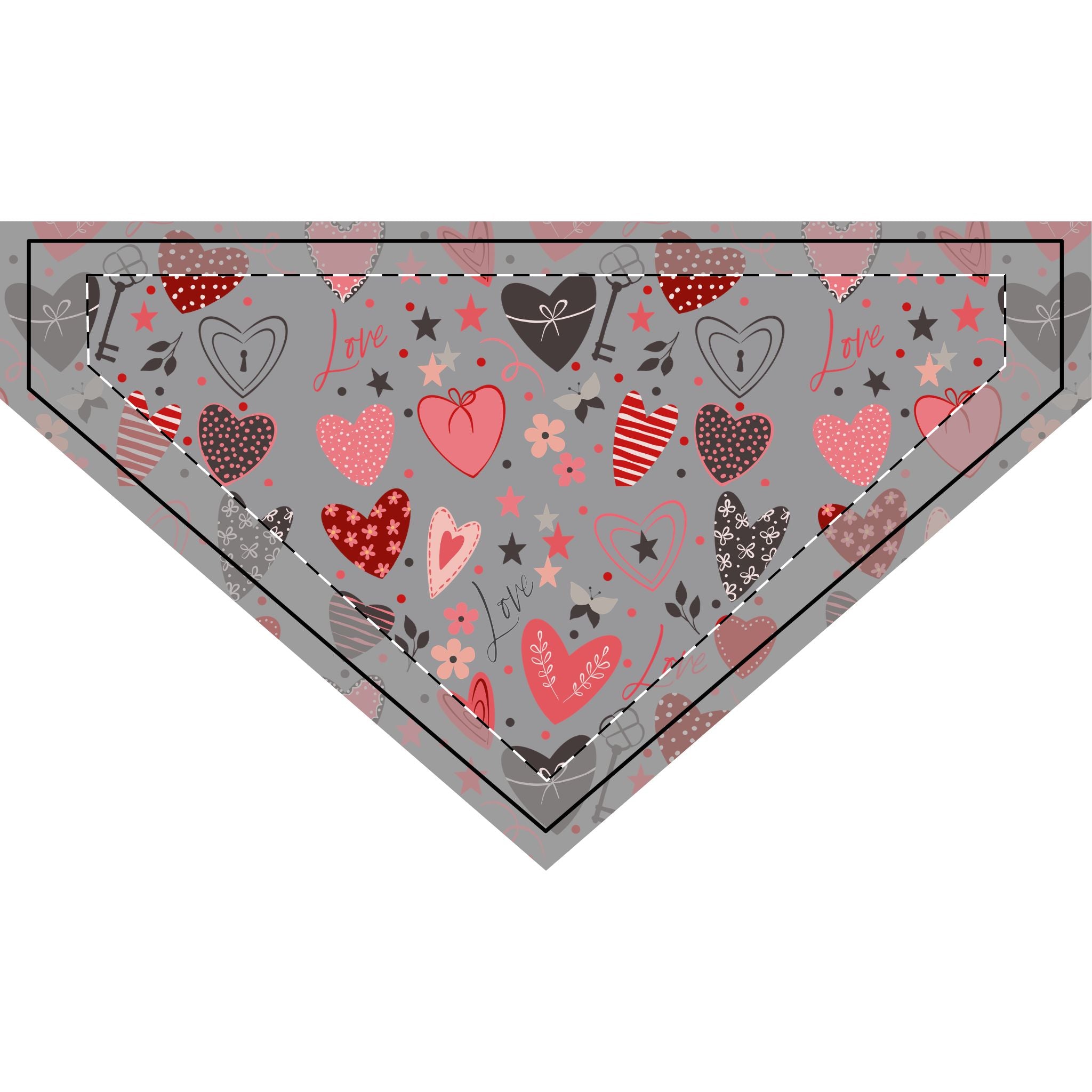 Love my Pet -Clip-on Pet Bandana
