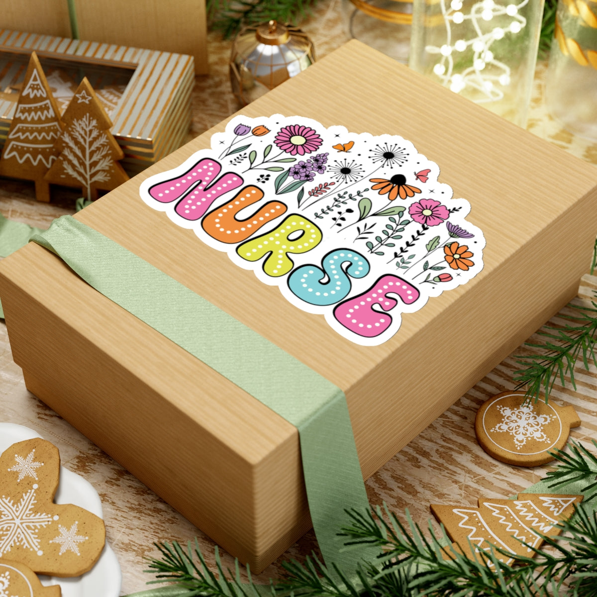 Nurse Nursing RN LPN Kiss-Cut Stickers