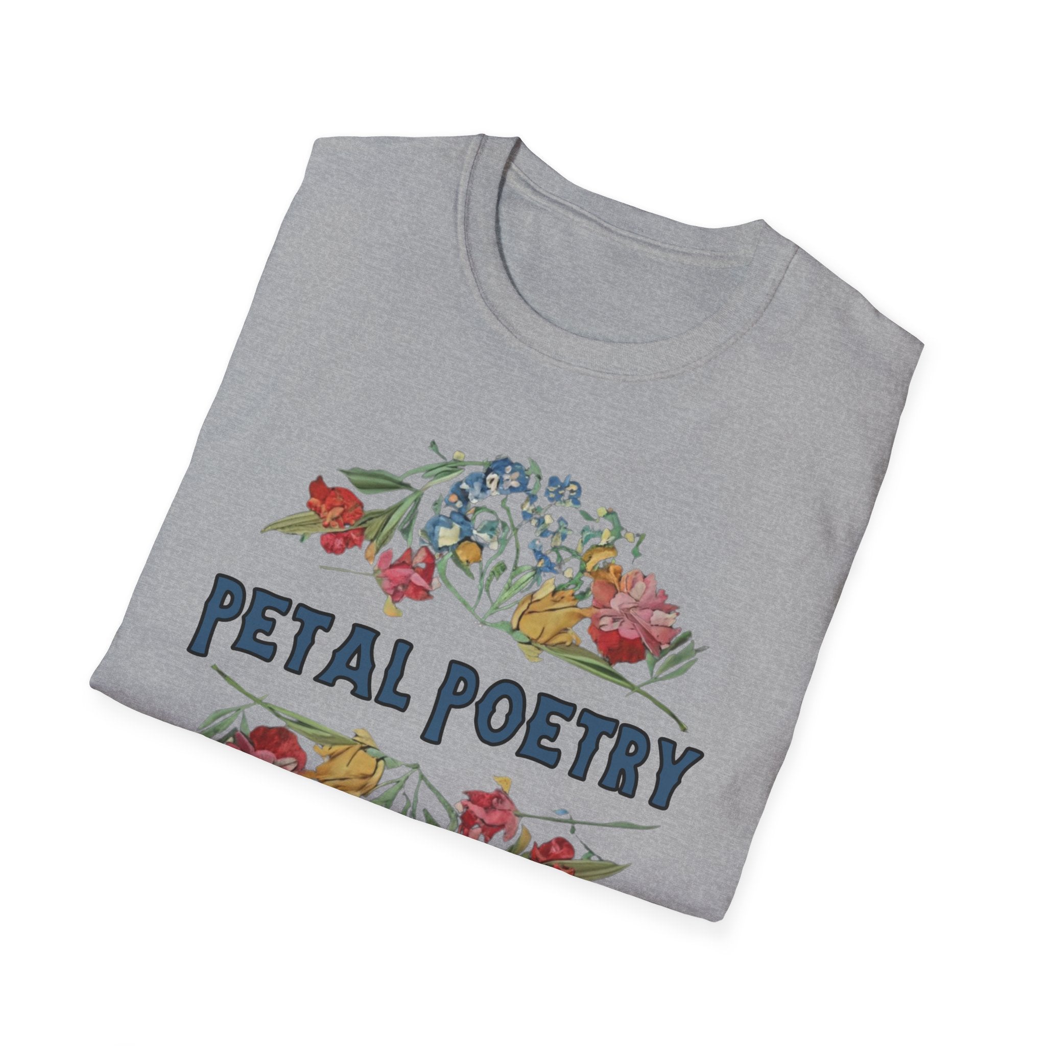 Petal Poetry Unisex Softstyle T-Shirt - S-3XL - Spruced Roost