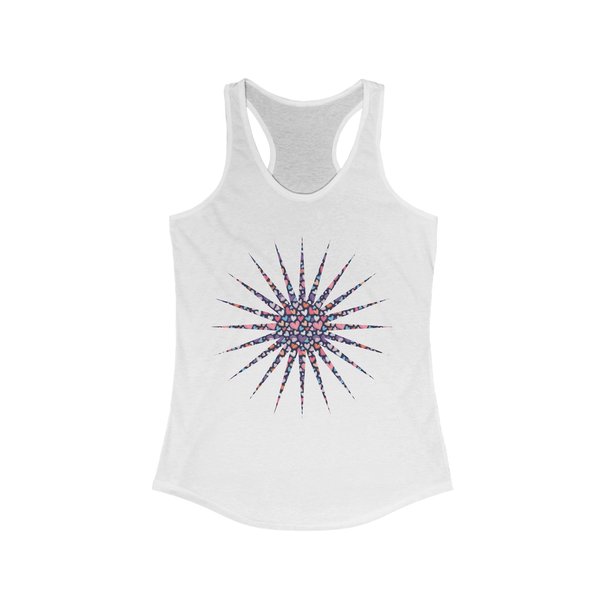 Up-Hearted Celestial - Women's Ideal Tank Top Racerback