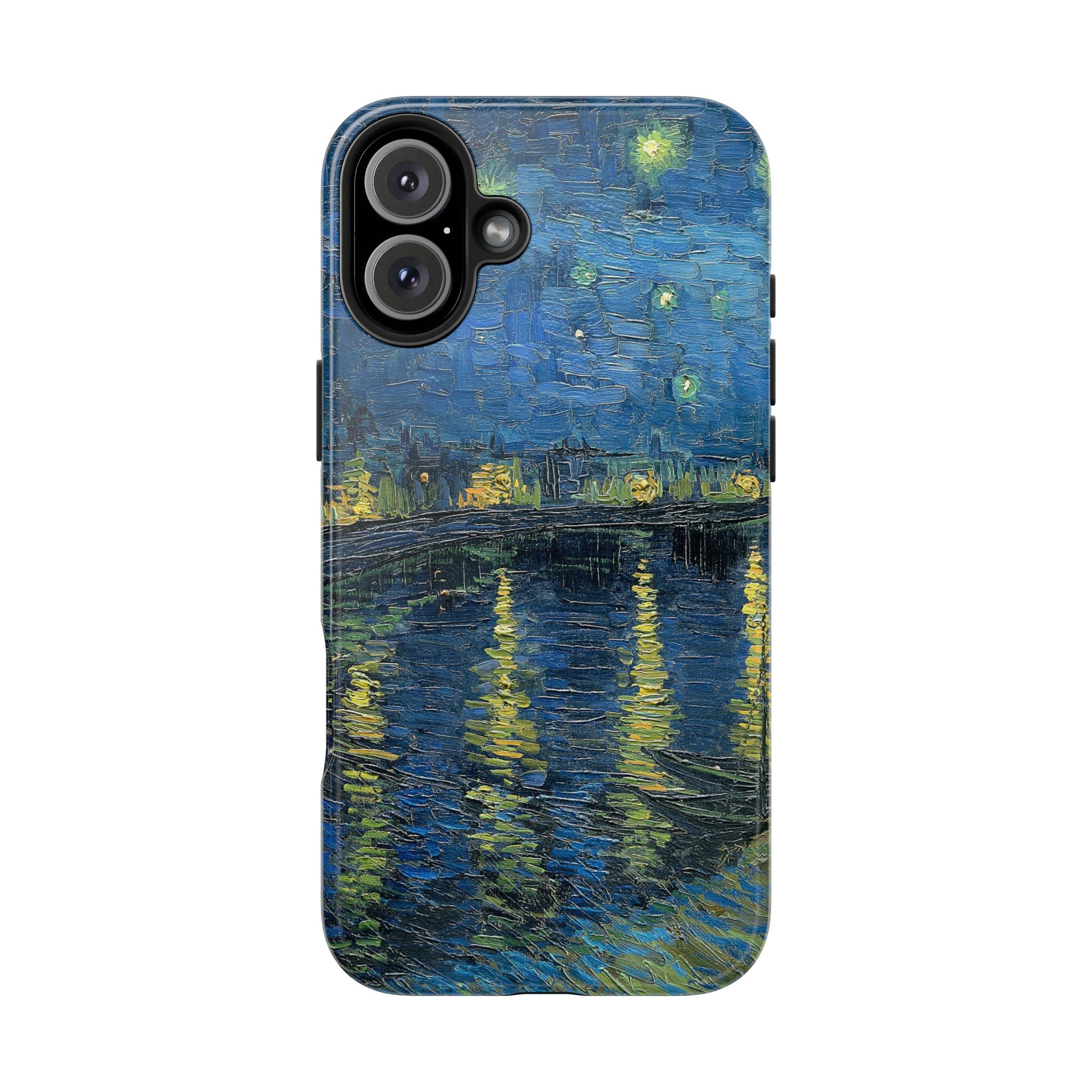 Starry Night Over the Rhone - Vincent Van Gogh - Tough Case for iPhone 14, 15, 16 - Spruced Roost
