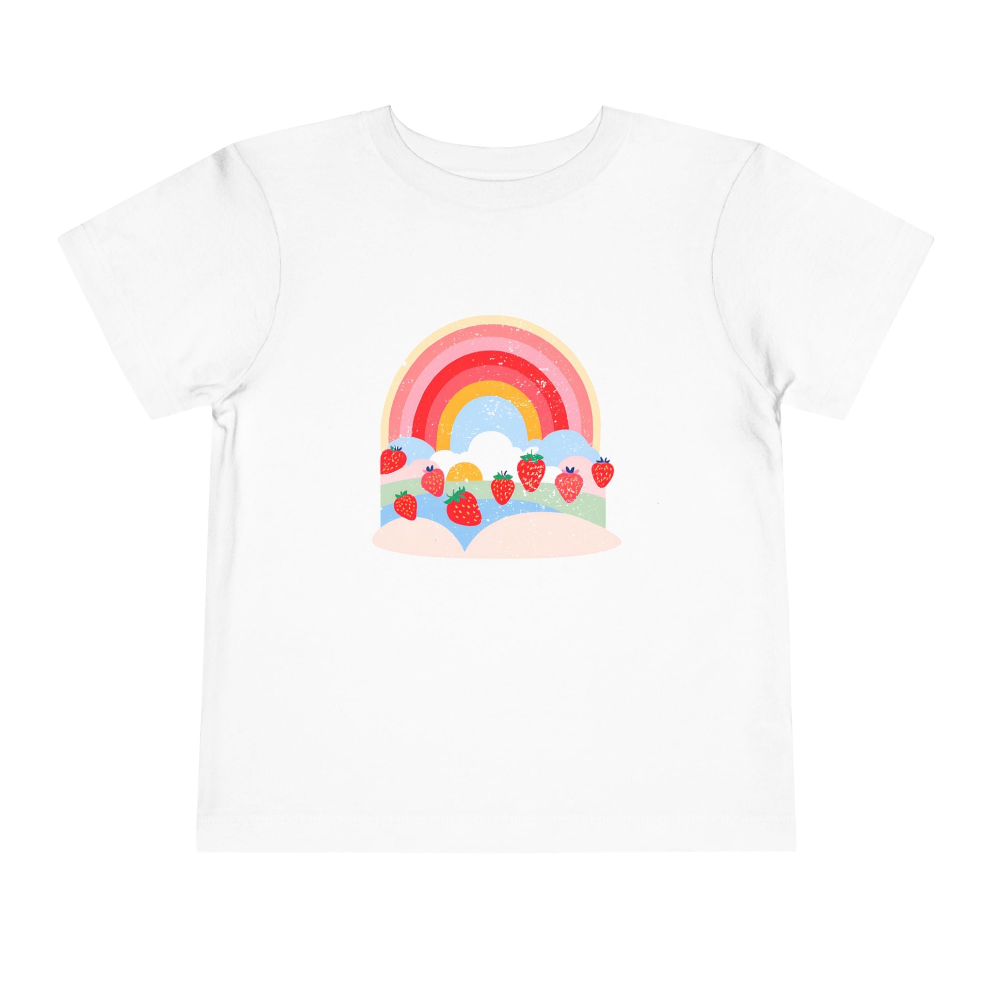 Strawberry Rainbow - Kids' T-Shirt - 2T, 3T, 4T, 5T