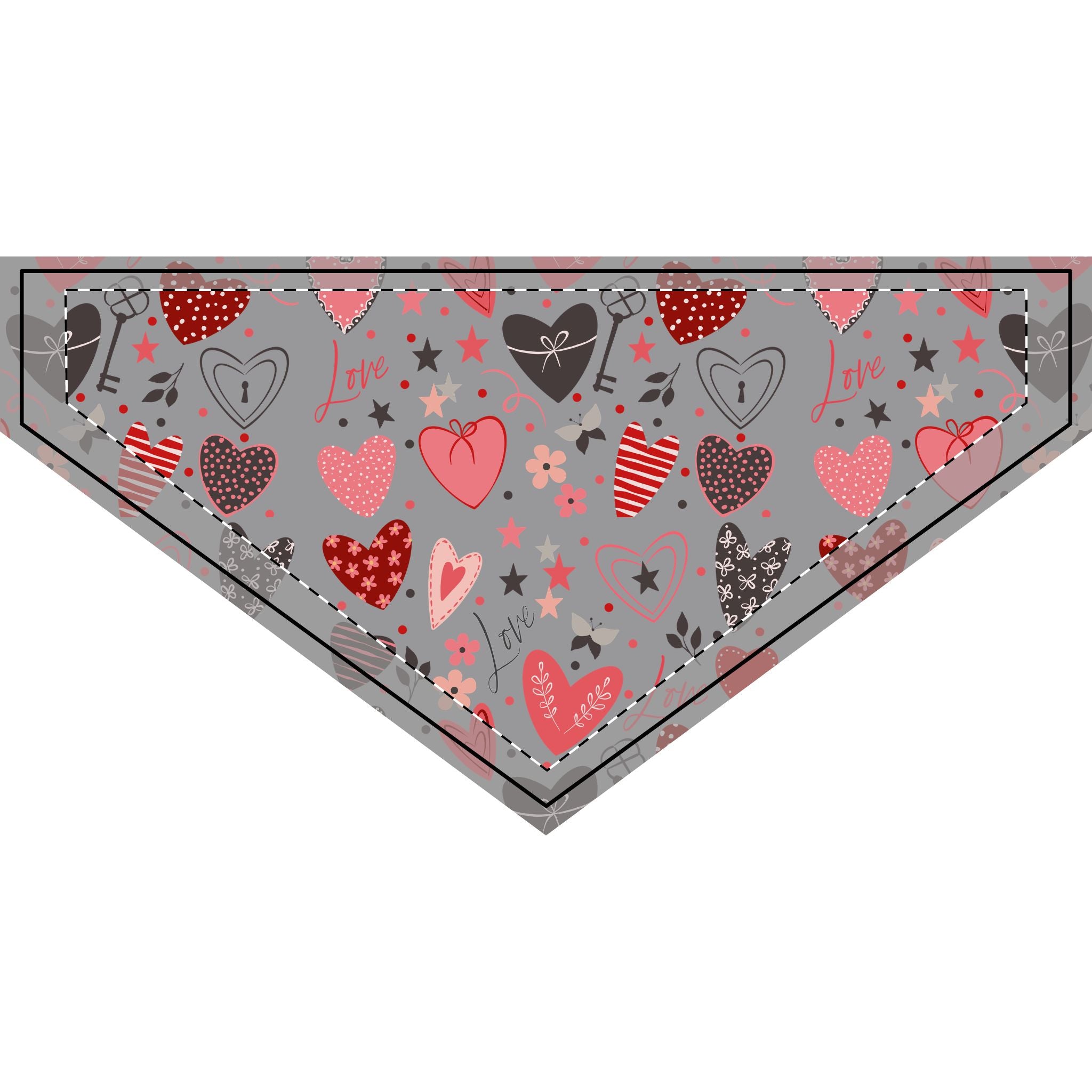 Love my Pet -Clip-on Pet Bandana