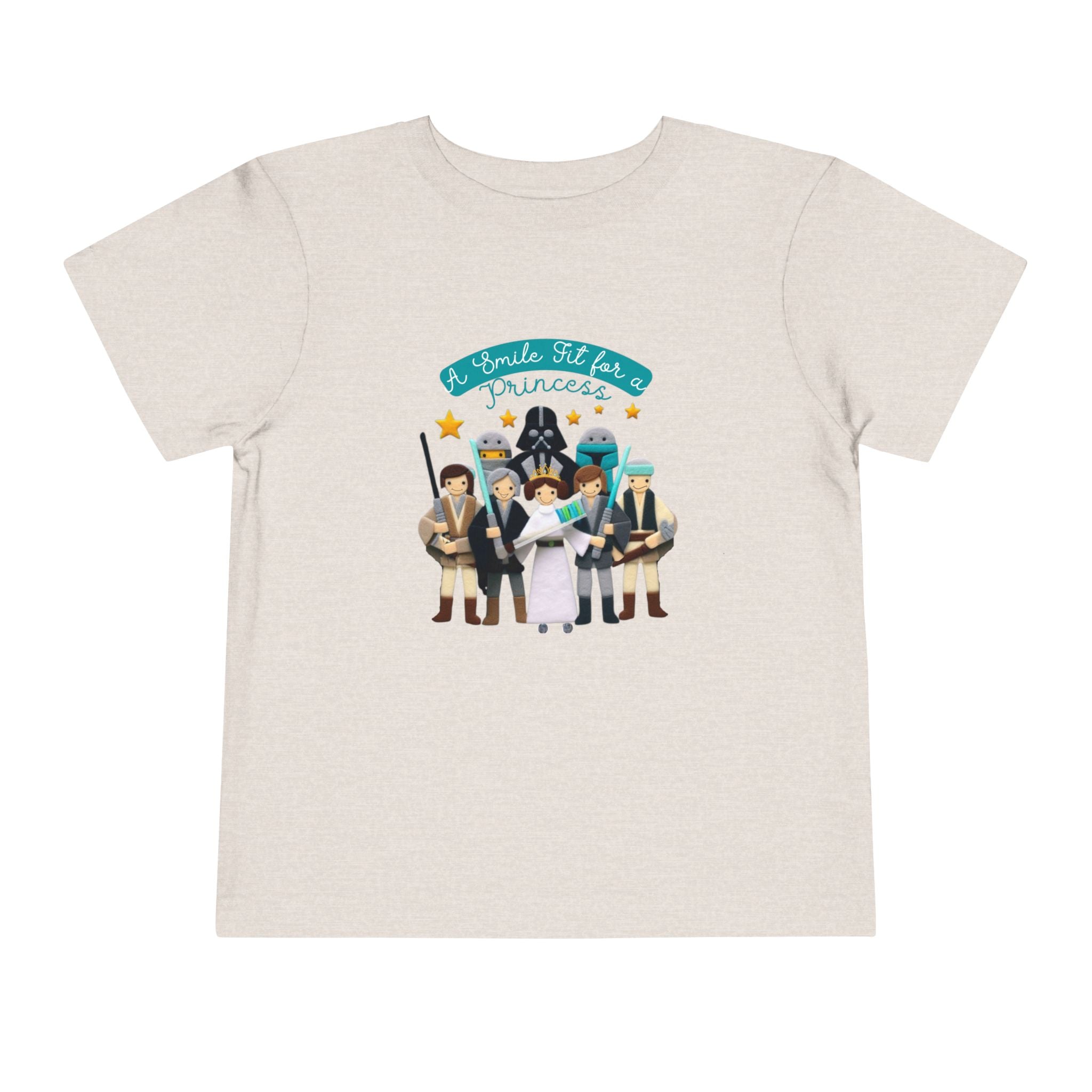 Star Warz - Smile fit for a Princess T-Shirt - 2T, 3T, 4T, 5T