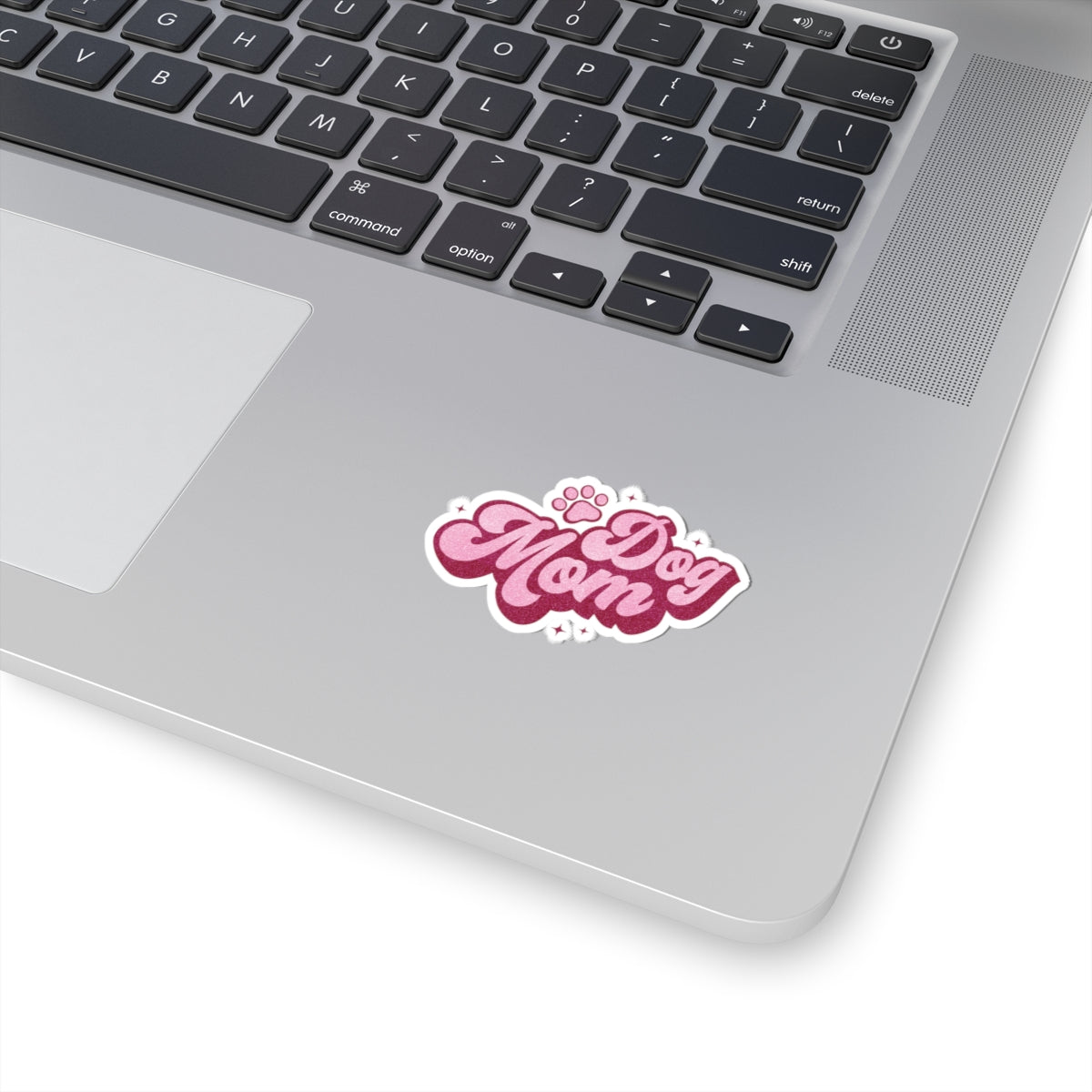 Dog Mom Pink Kiss-Cut Stickers