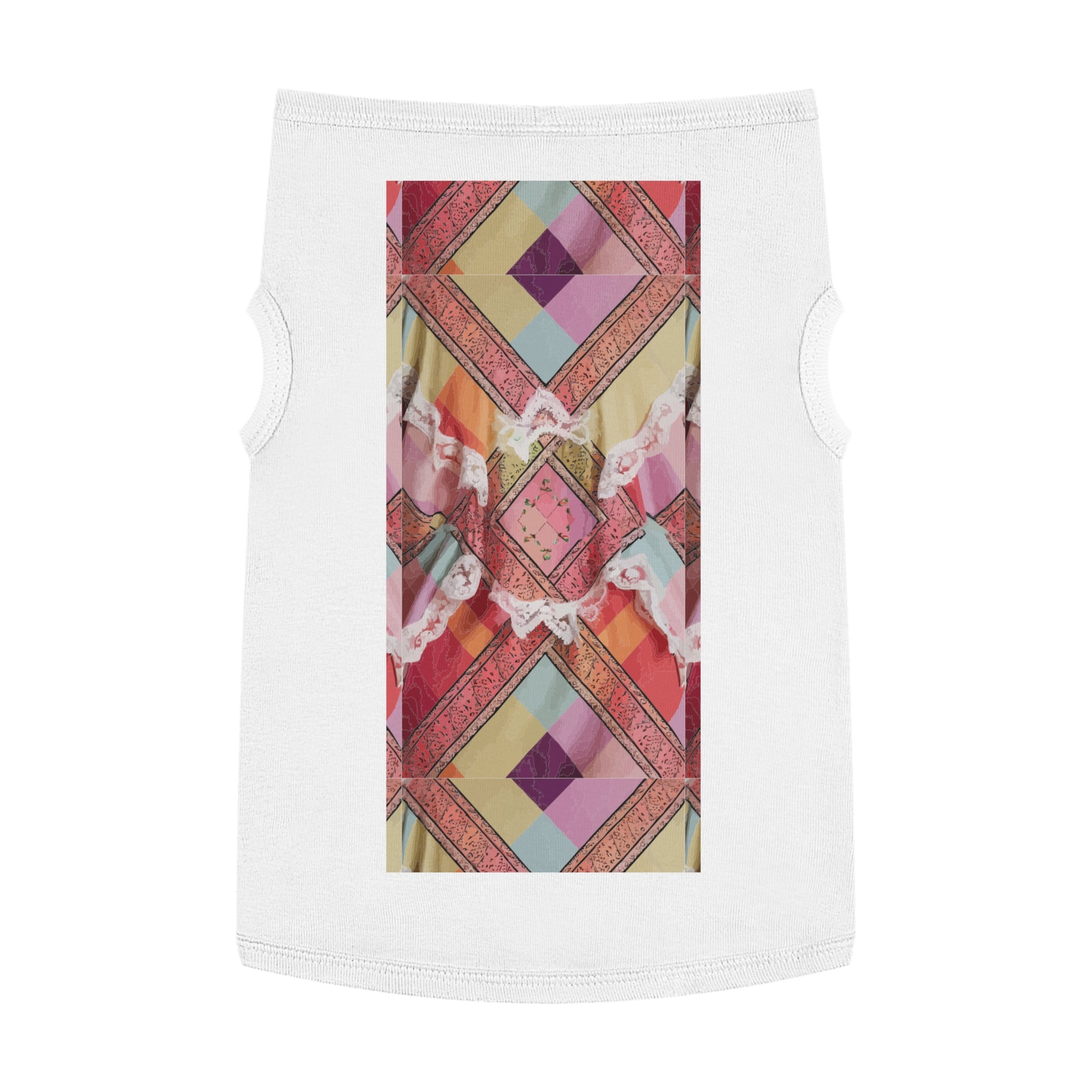 Madras Lace Pet Shirt