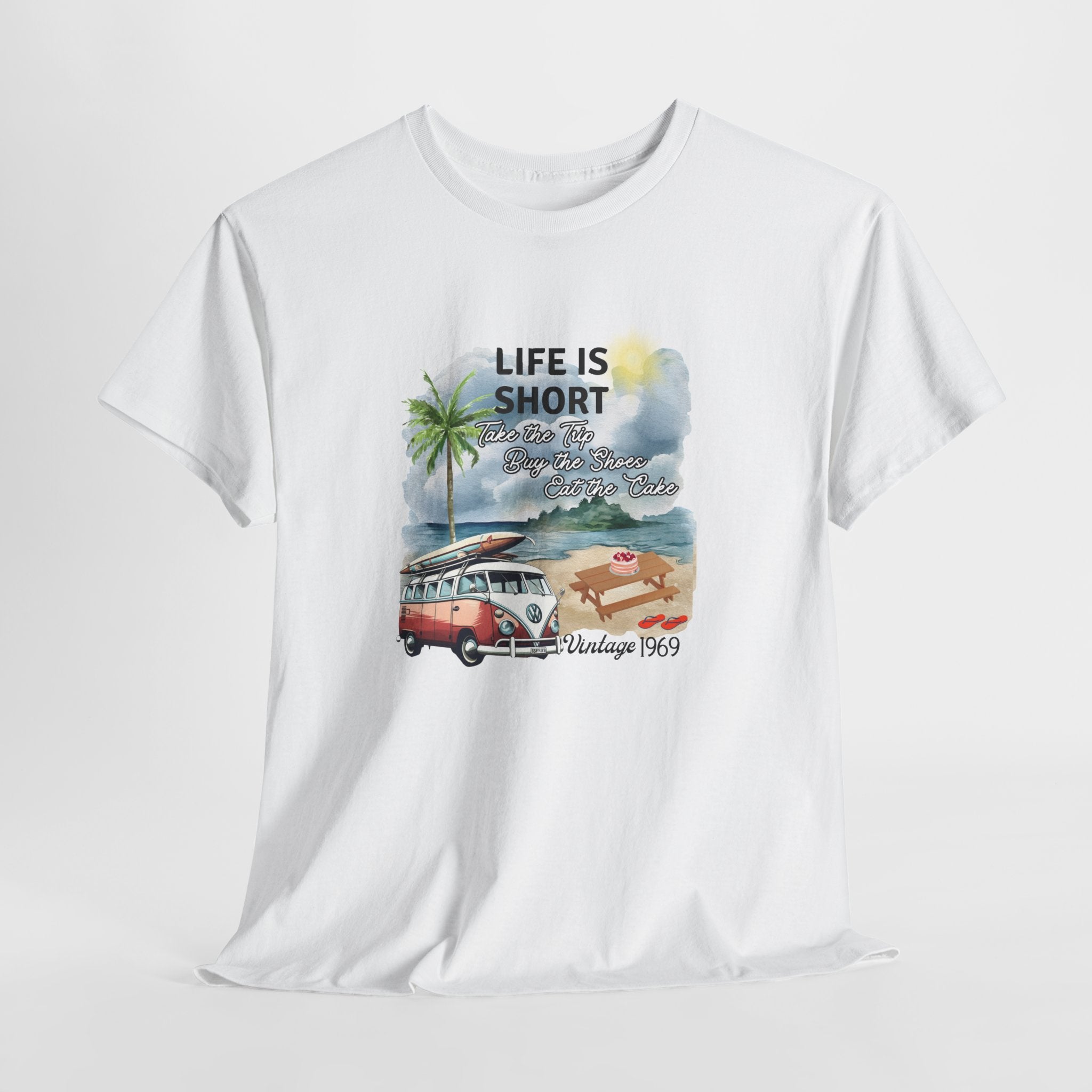 Life is Short - Unisex Heavy Cotton Tee