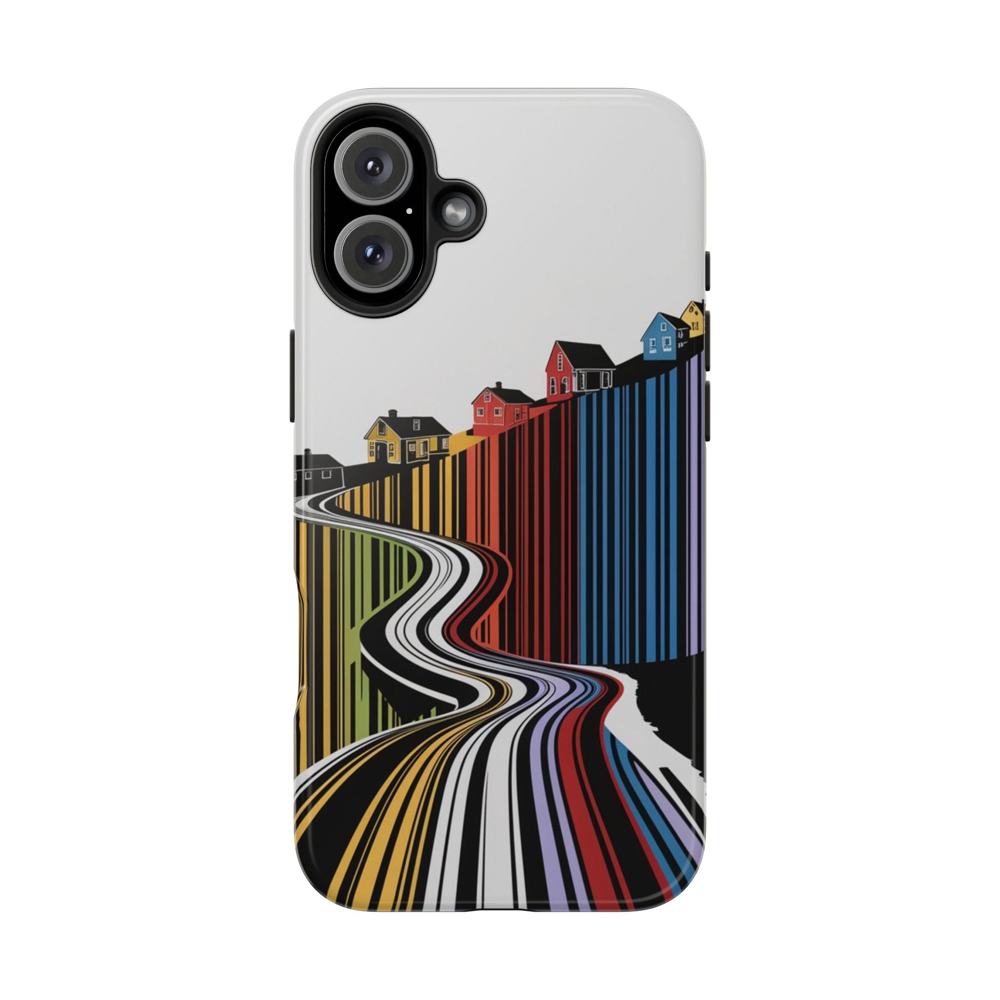 Modern Suburbs - Tough Case for iPhone 14, 15, 16 - Spruced Roost