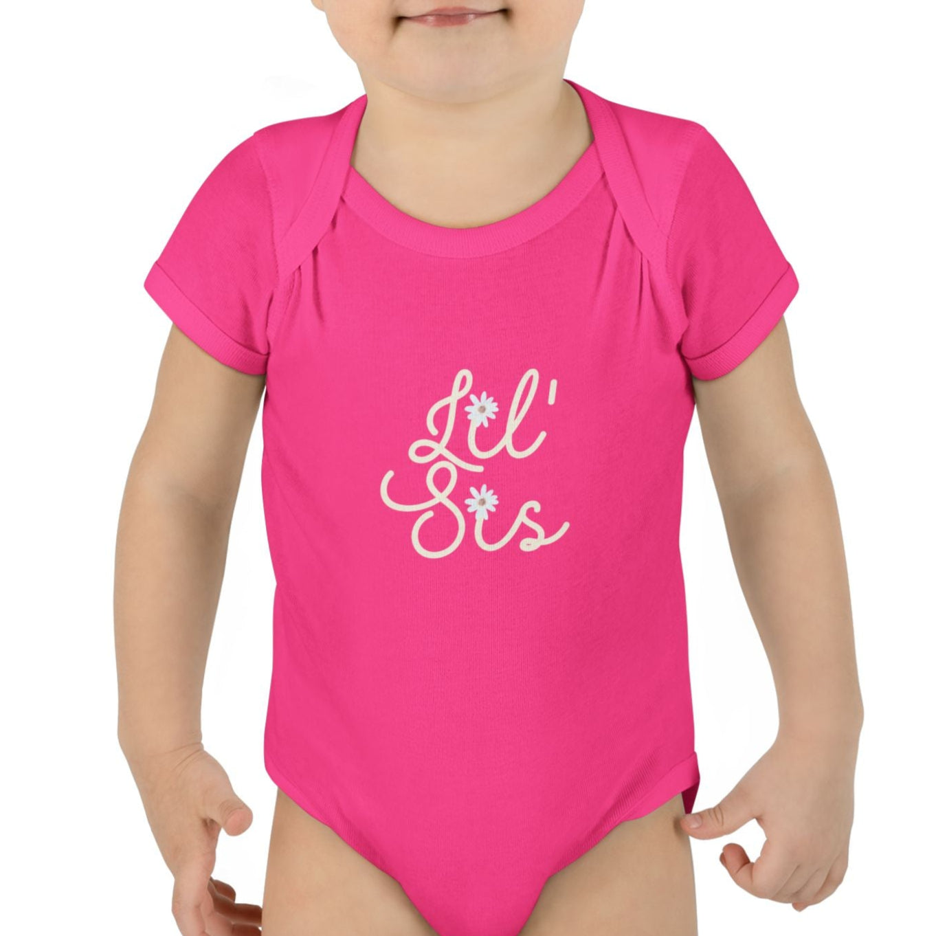 Lil' Sis Infant Baby Bodysuit - Cute Baby Clothes for Newborns