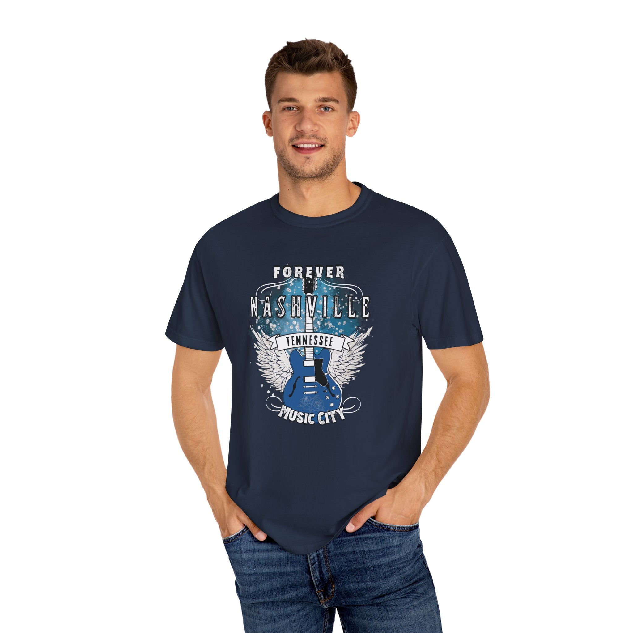 Forever Nashville Garment-Dyed Comfort Colors T-shirt - S-4XL