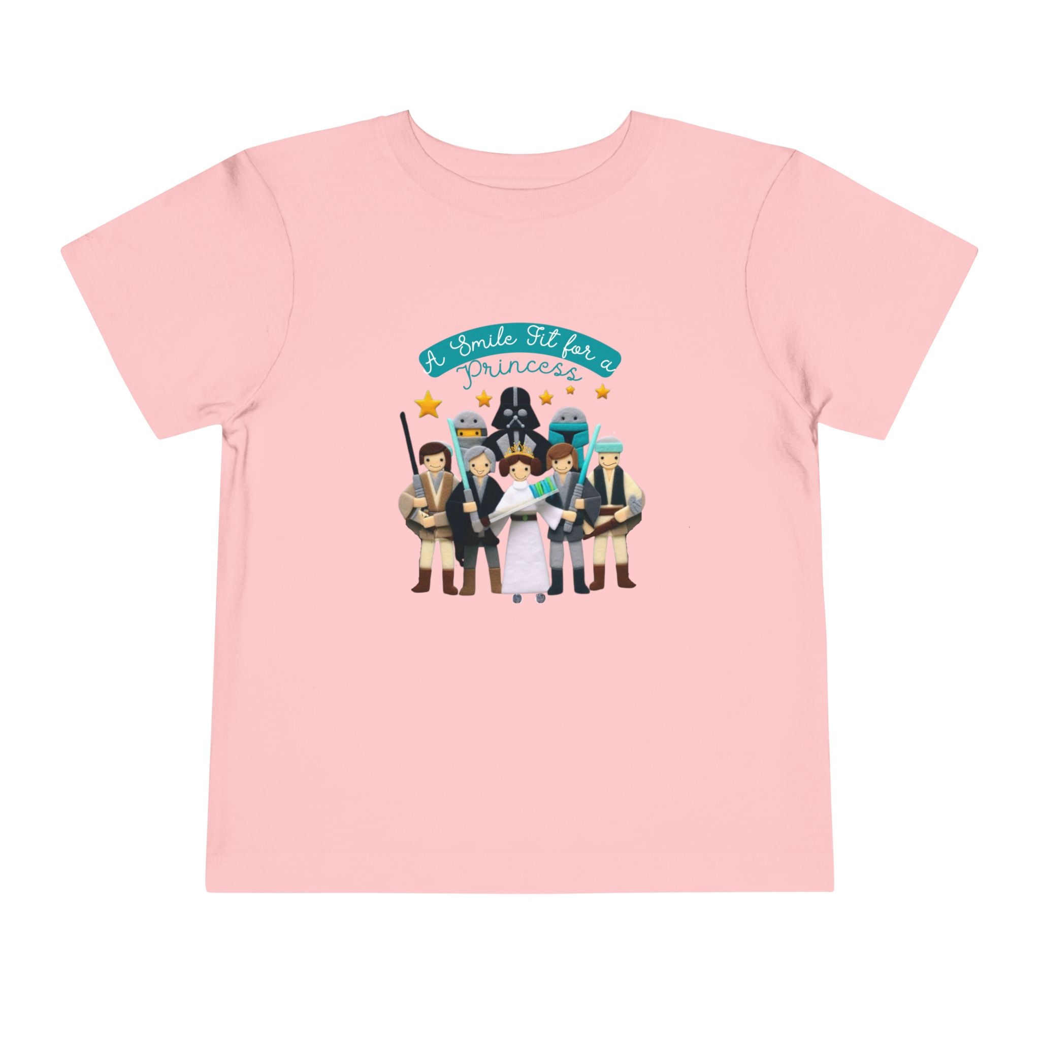 Star Warz - Smile fit for a Princess T-Shirt - 2T, 3T, 4T, 5T
