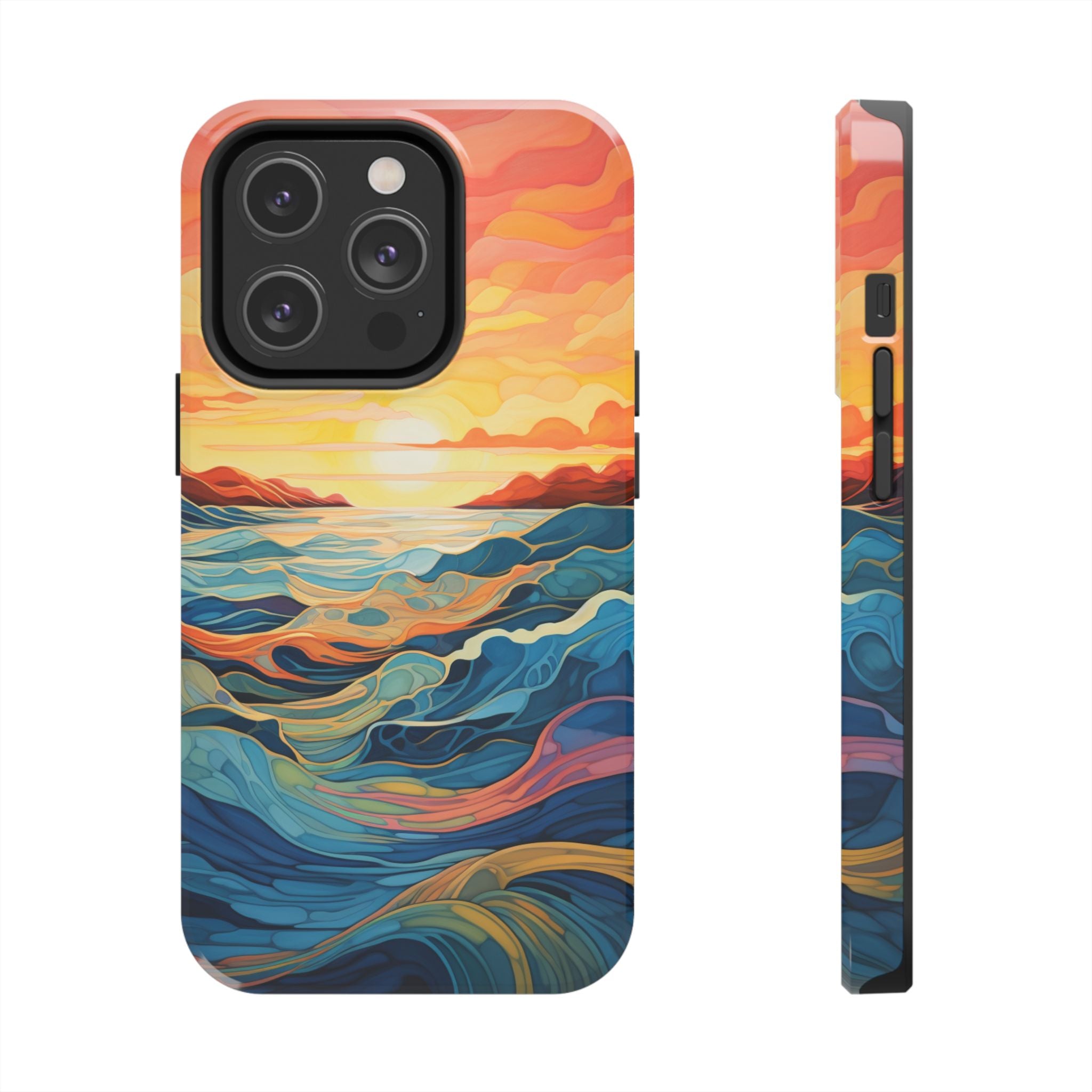 Sunset Swell - Tough Case for iPhone 14, 15, 16