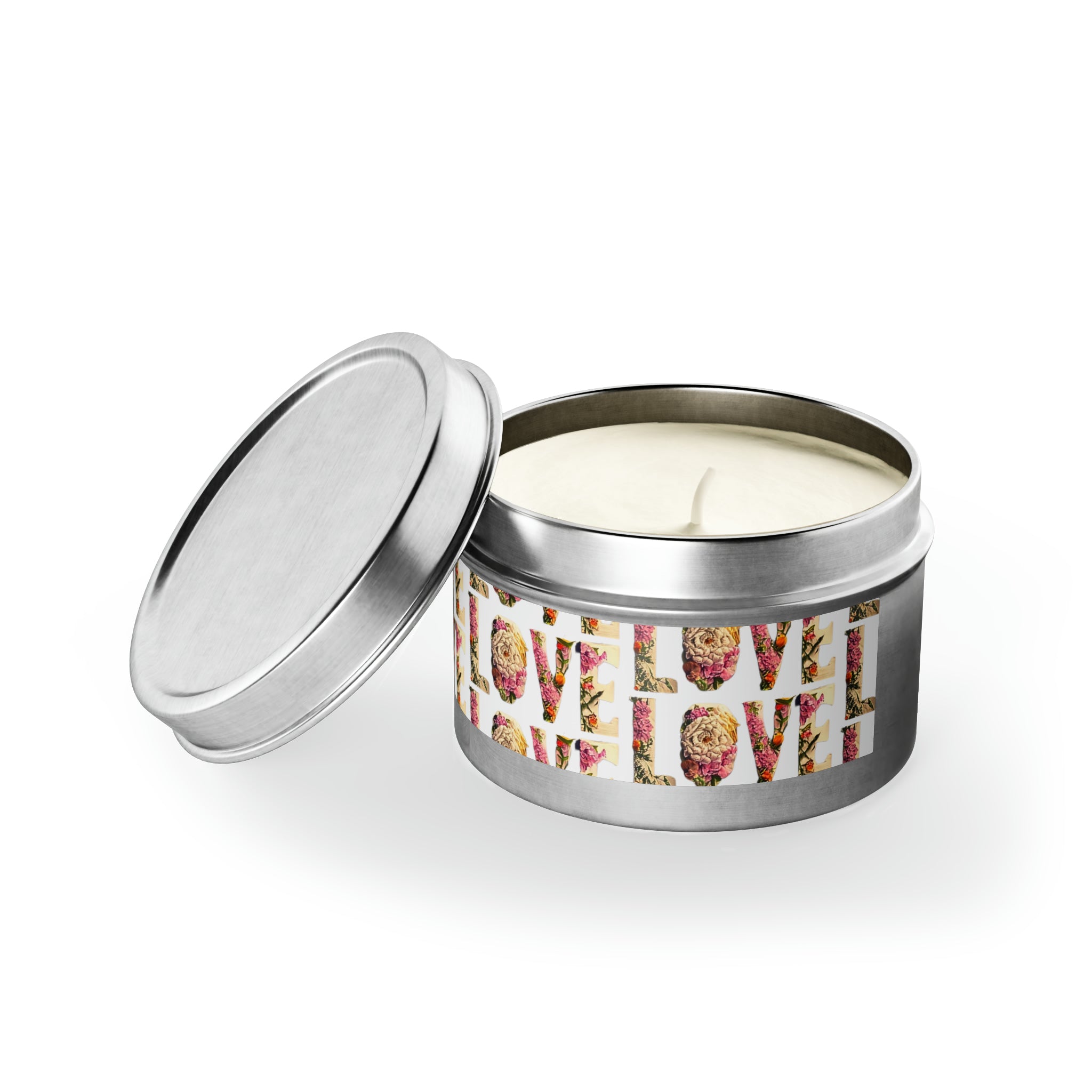 LOVE Tin 4 oz. Candles - Coconut Soy Wax - 5 Scents