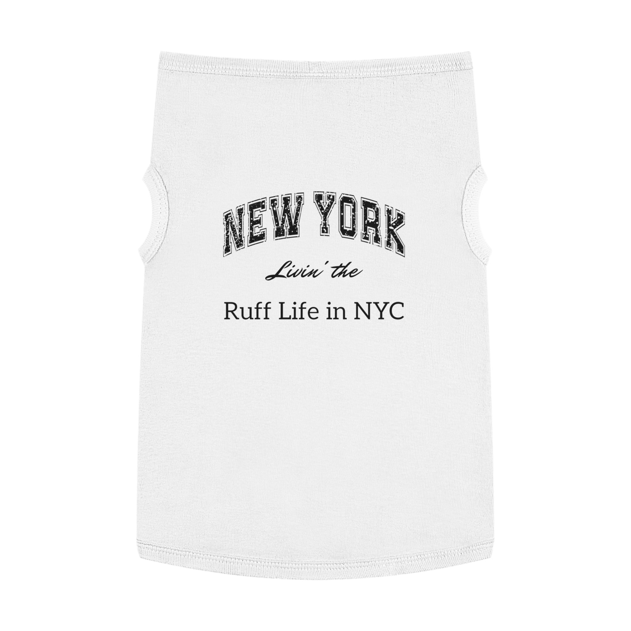 Ruff Life in New York - Stylish and Playful Dog Shirt