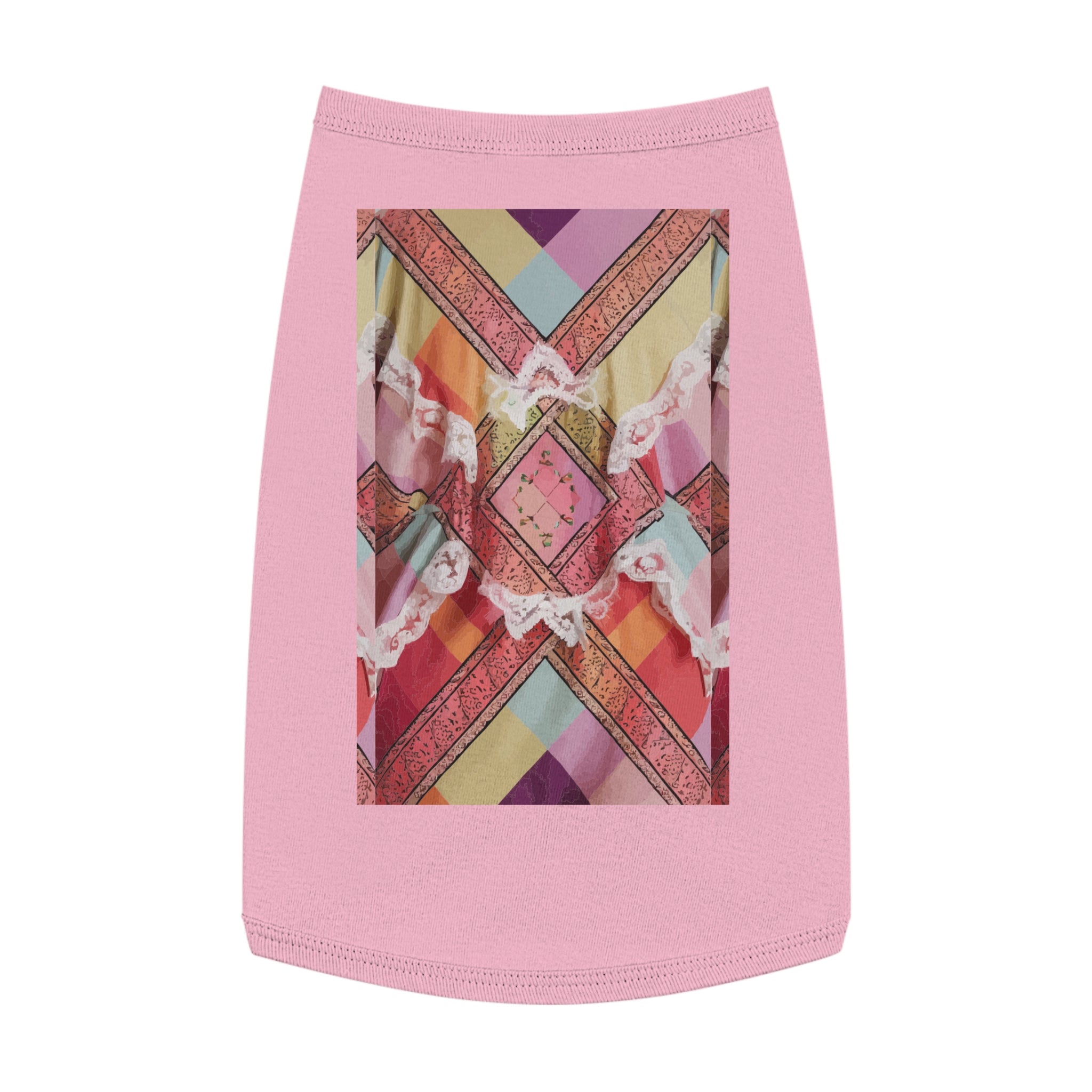 Madras Lace Pet Shirt