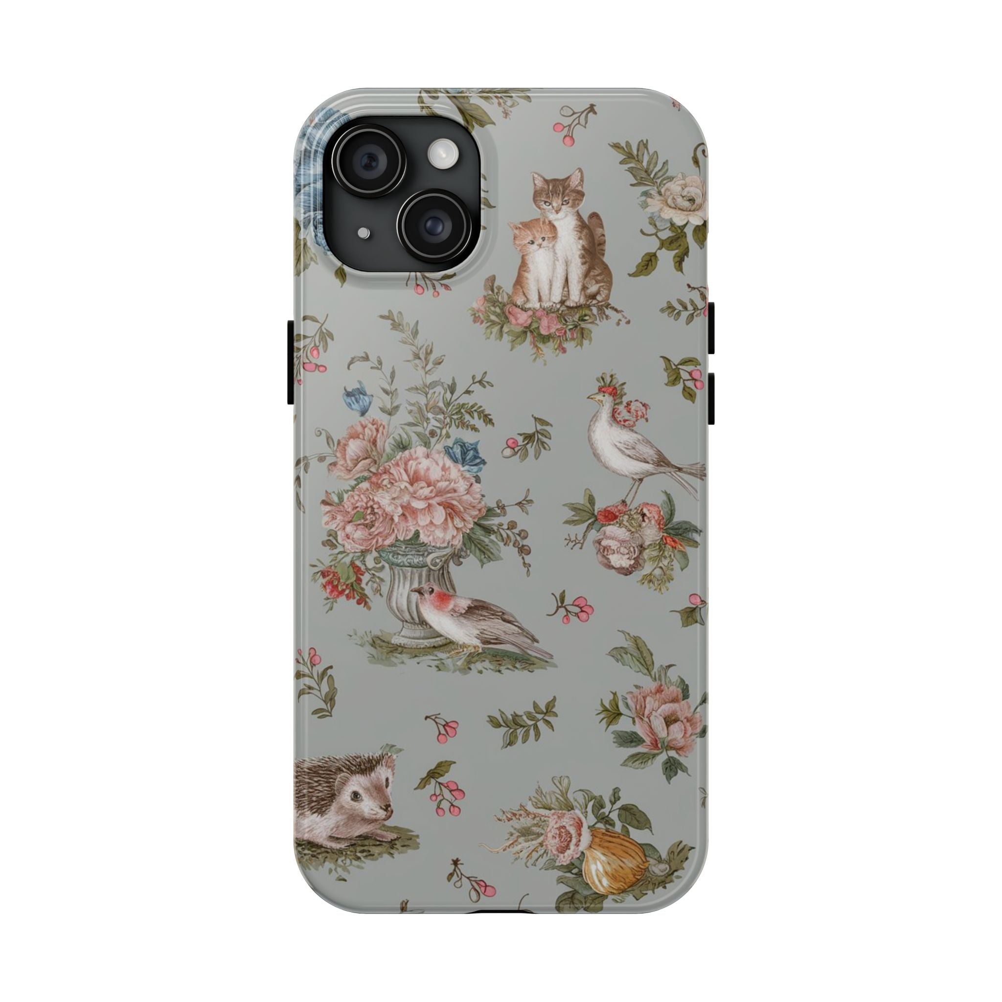 Tiptoe through the Cats - Tough Case for iPhone 14, 15, 16 - Spruced Roost