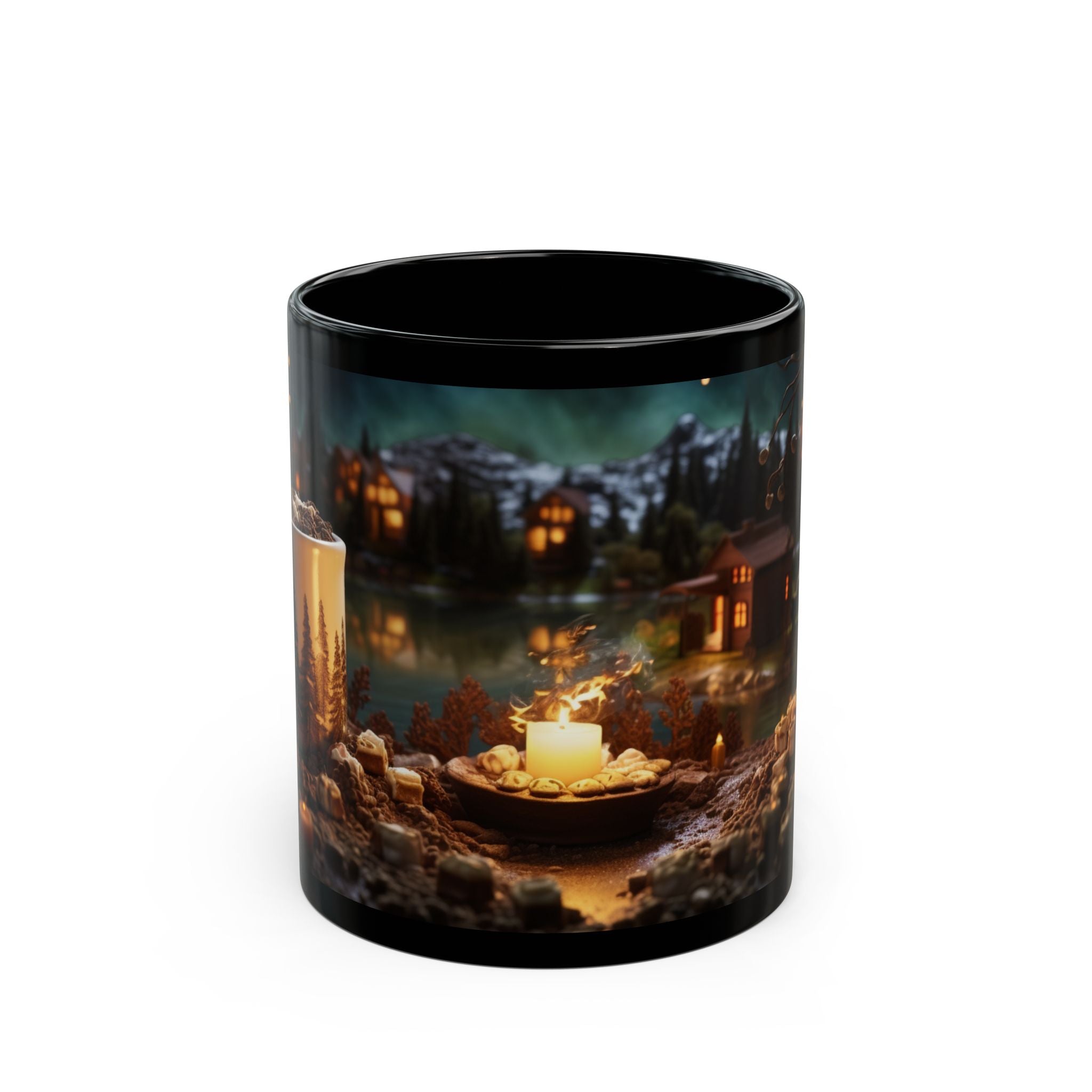 Fireside Mug - 11oz Black Mug