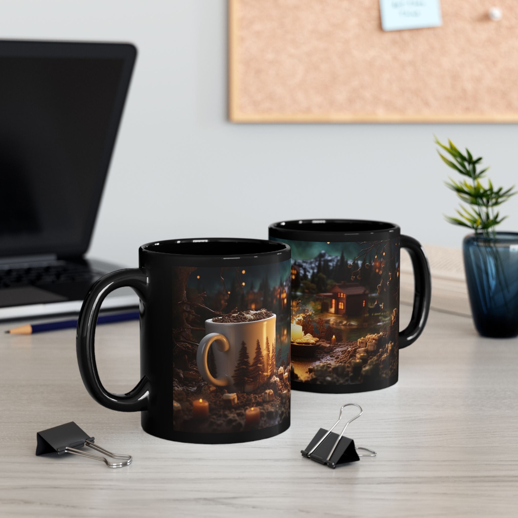 Fireside Mug - 11oz Black Mug